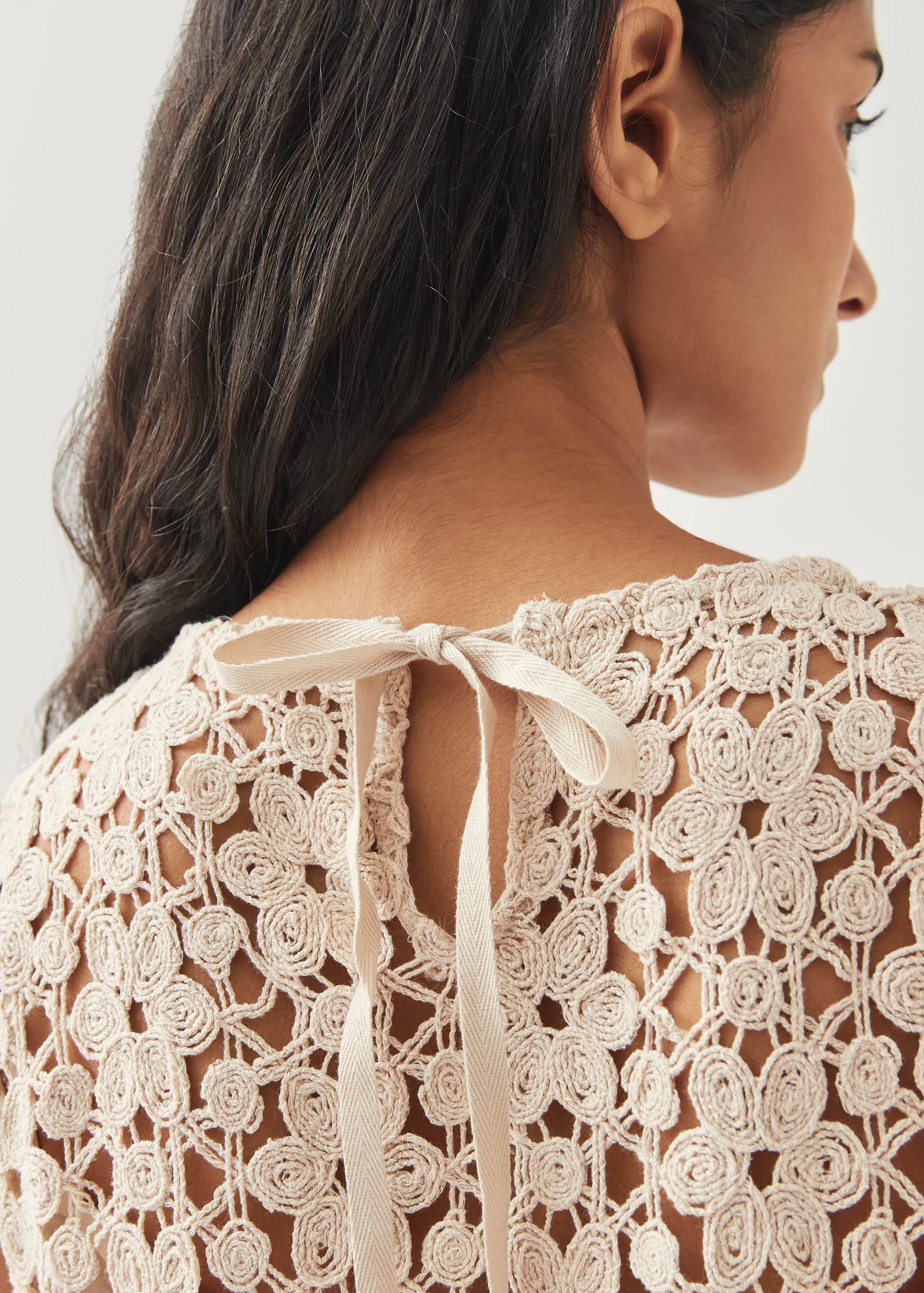 Arum Lace Cream Dress sold by Alohas product image thumbnail 4