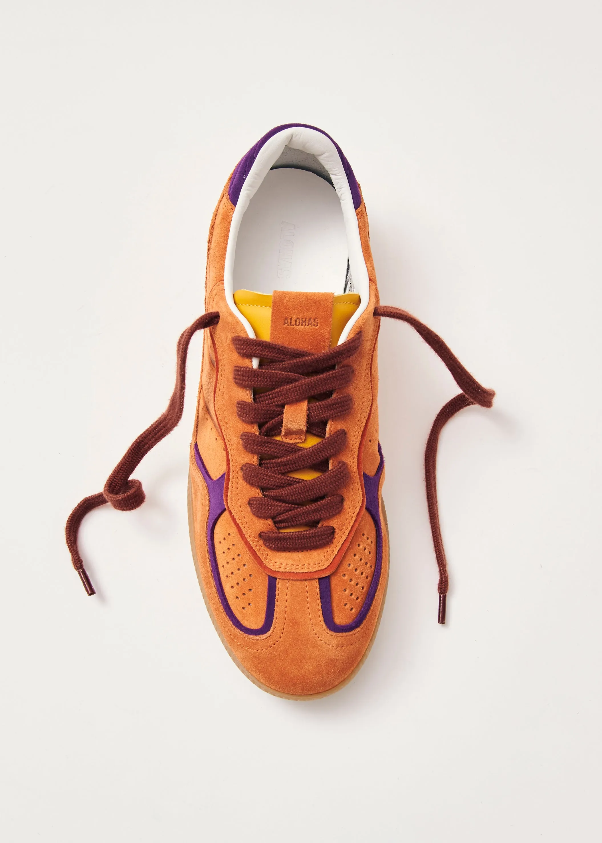 Tb.490 Rife Orange Leather Sneakers sold by Alohas product image thumbnail 4