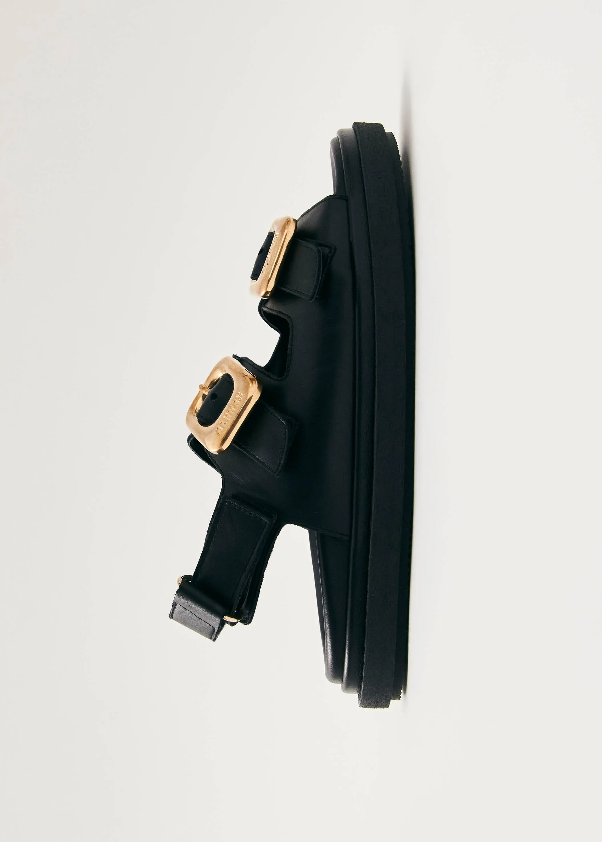 Daria Black Leather Sandals sold by Alohas product image thumbnail 5