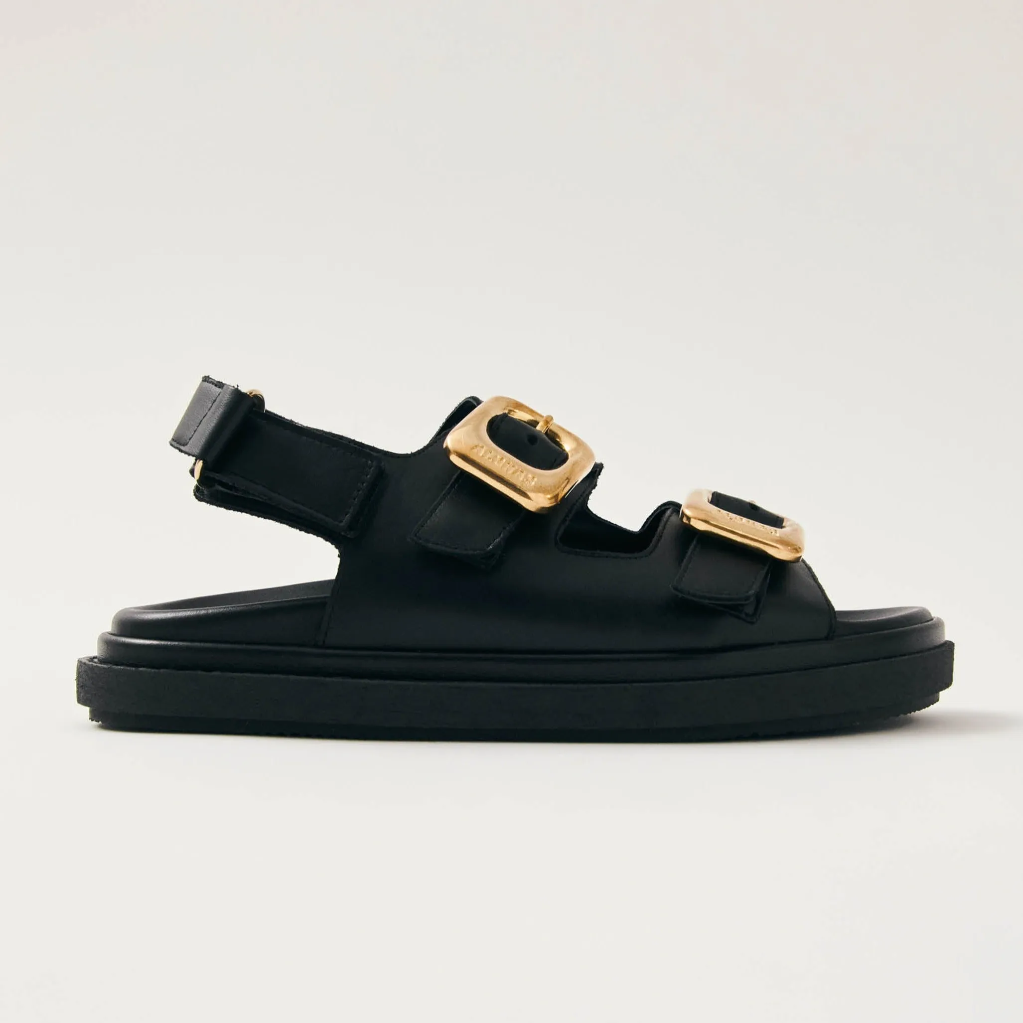 Daria Black Leather Sandals sold by Alohas product image thumbnail 3