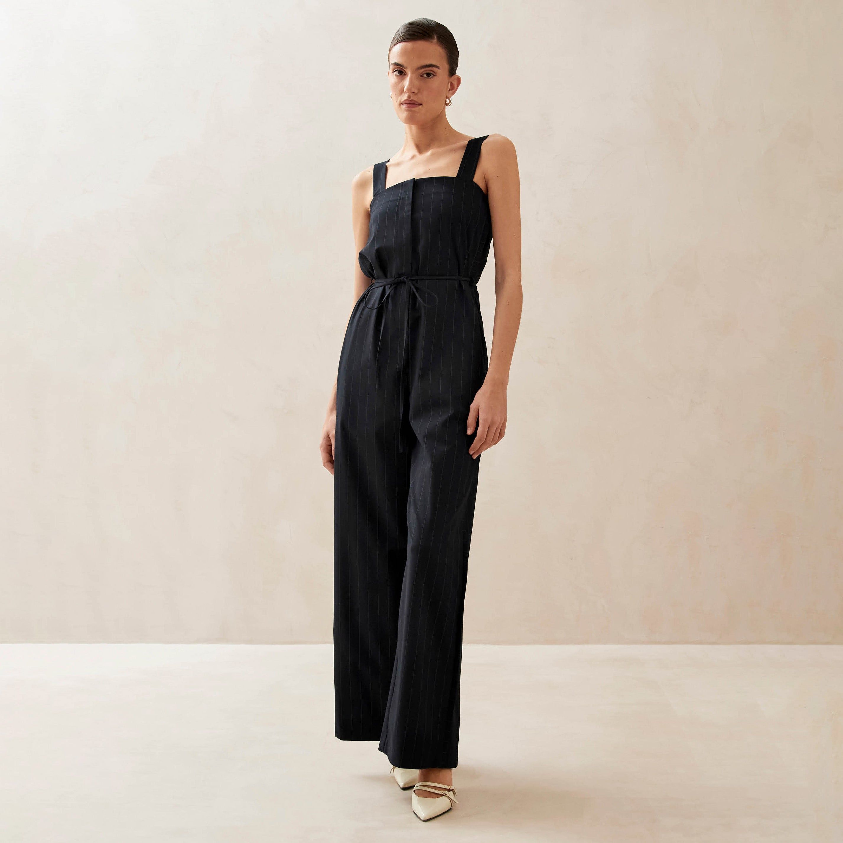 Ingrid Navy Jumpsuit sold by Alohas product image thumbnail 3