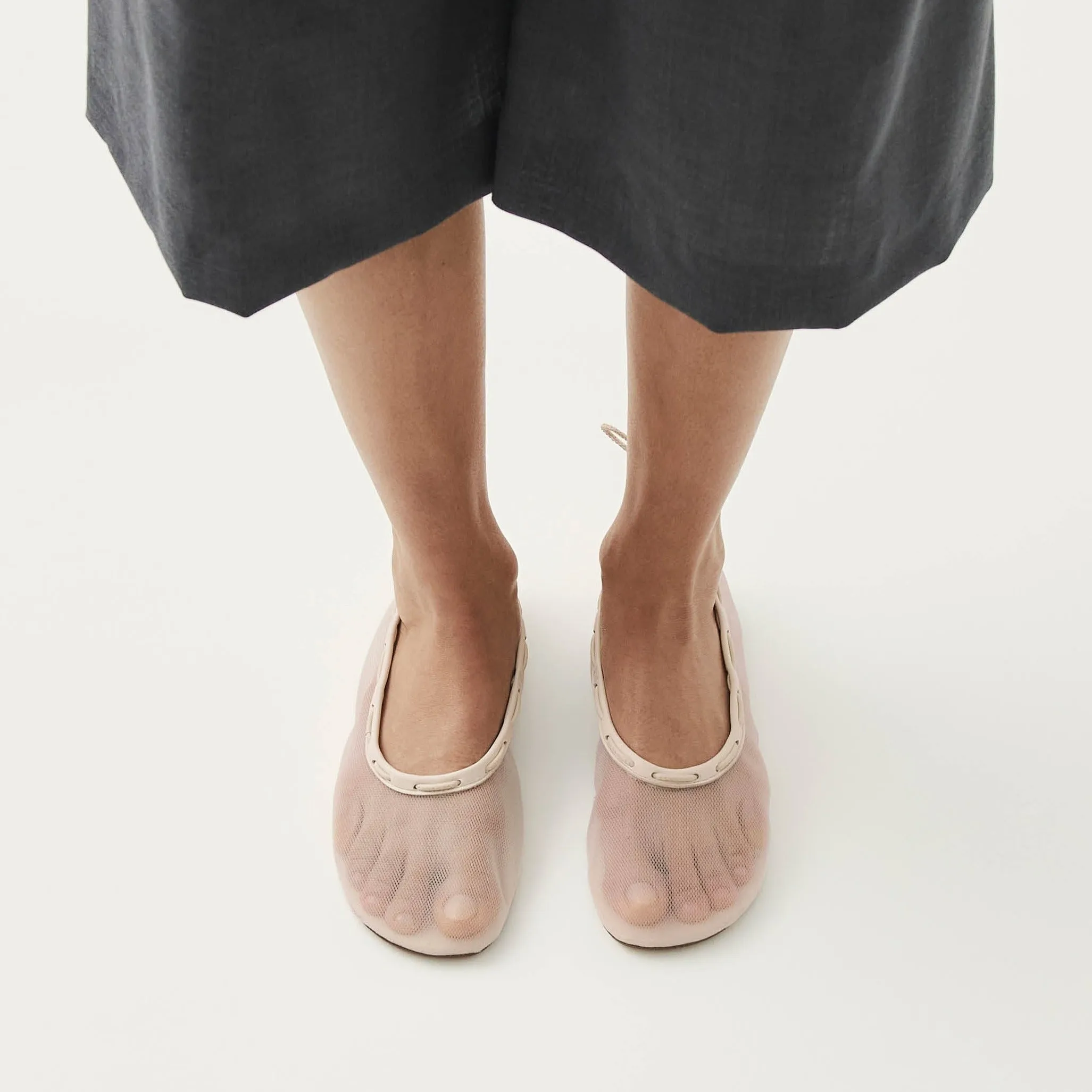 Gill Mesh White Ballet Flats sold by Alohas product image thumbnail 3