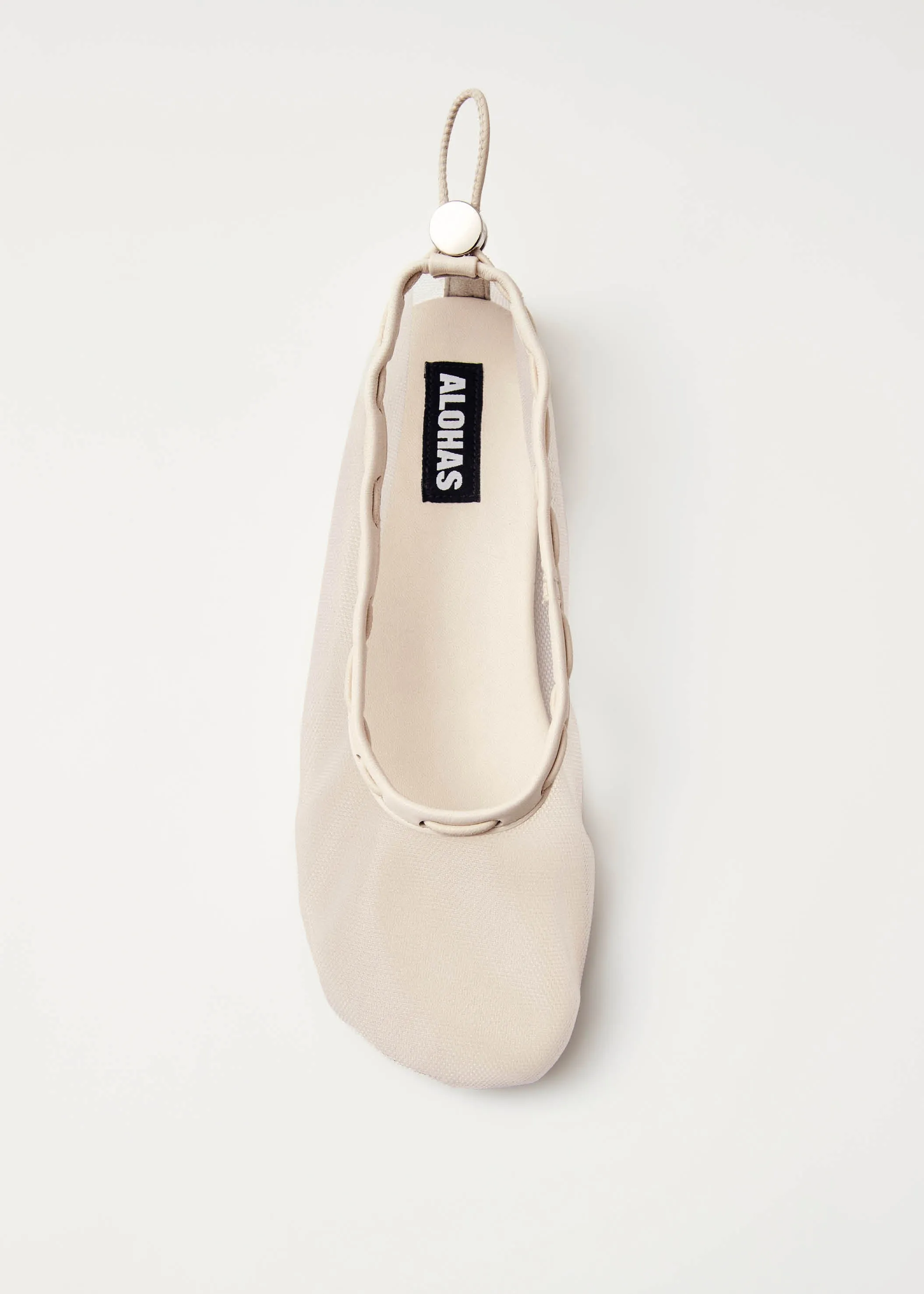 Gill Mesh White Ballet Flats sold by Alohas product image thumbnail 4