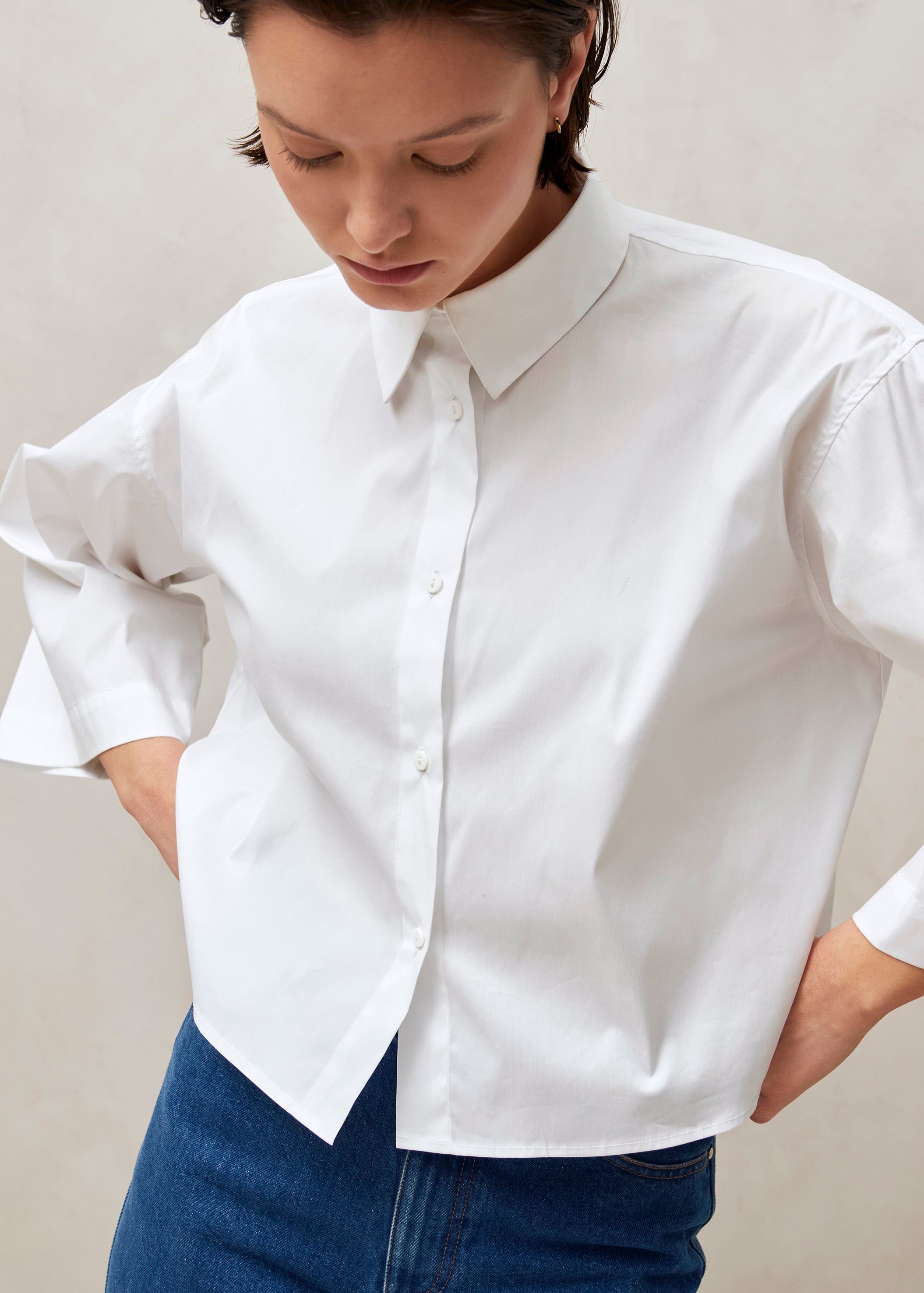 Giovanna White Shirt sold by Alohas product image thumbnail 2