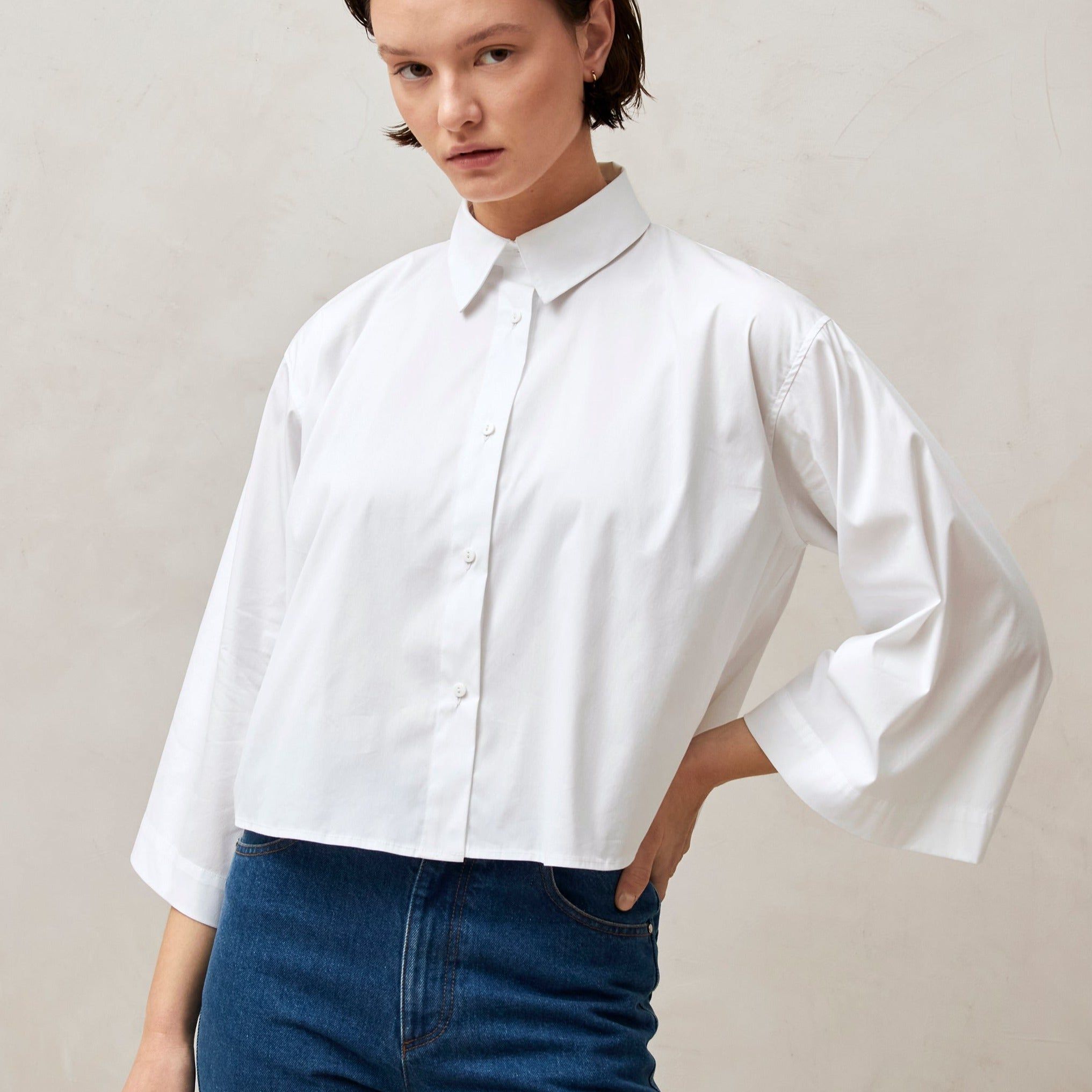 Giovanna White Shirt sold by Alohas product image thumbnail 3