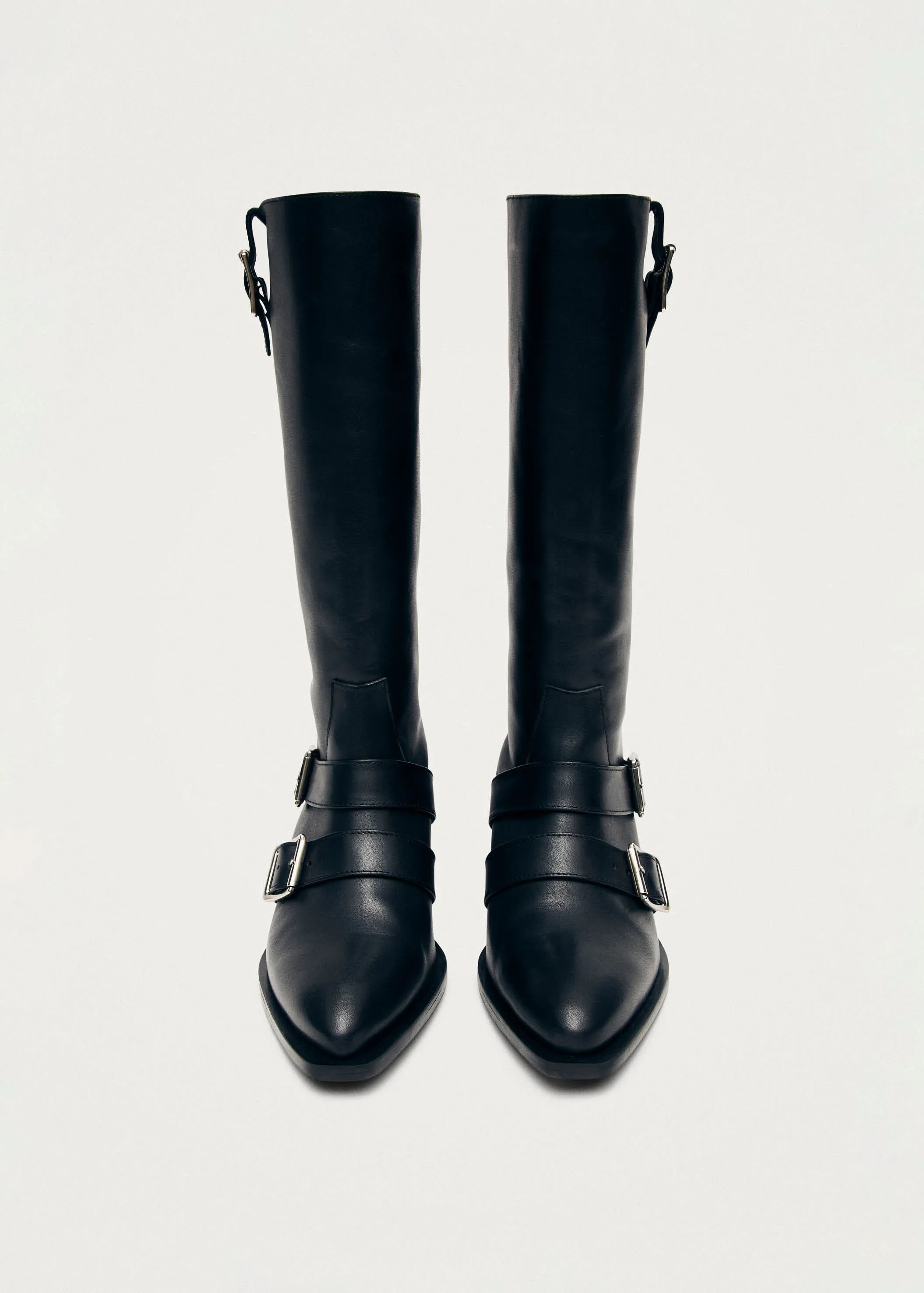 Ryder Black Leather Boots sold by Alohas product image thumbnail 2