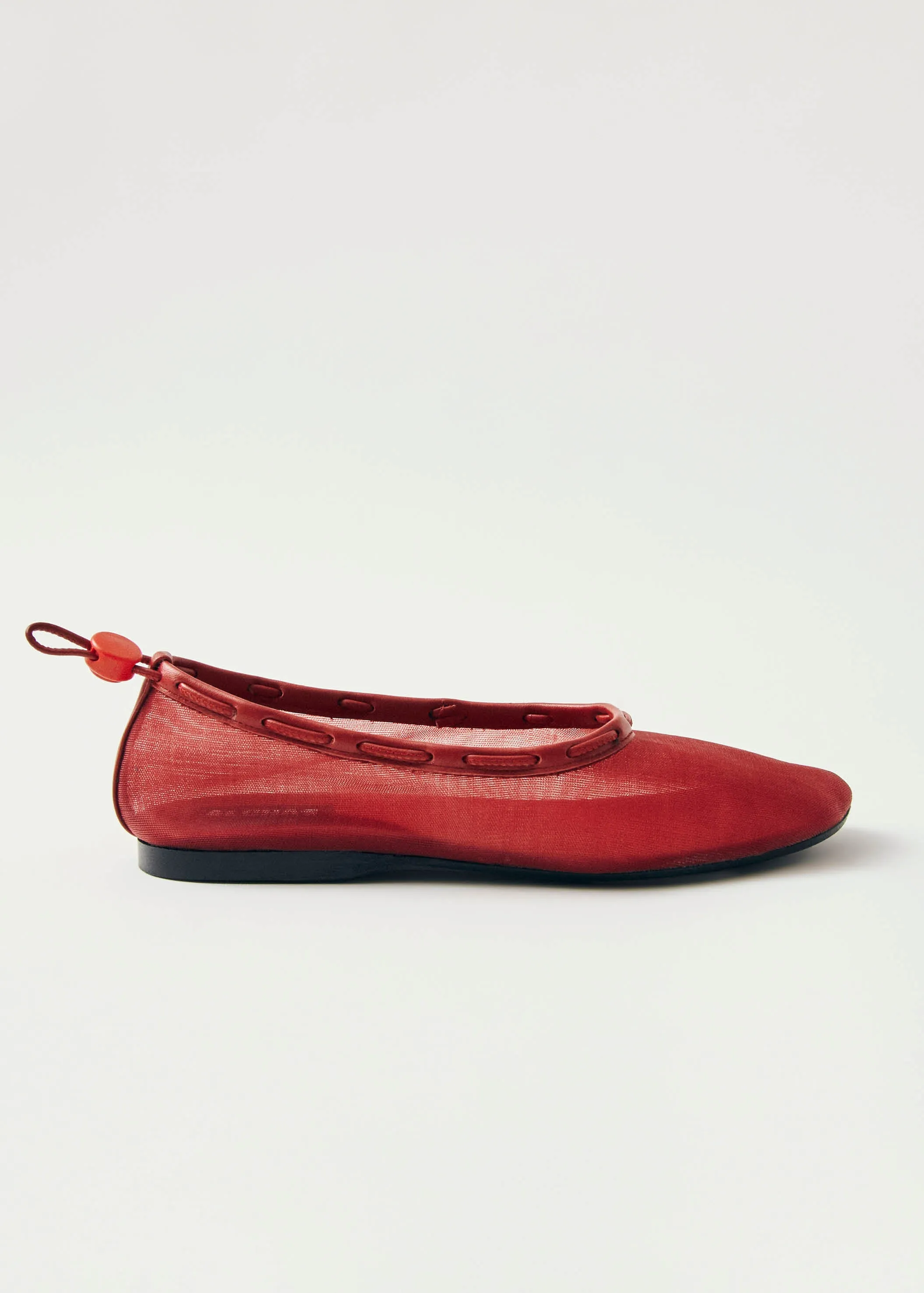 Gill Mesh Red Ballet Flats sold by Alohas