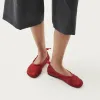 Gill Mesh Red Ballet Flats sold by Alohas