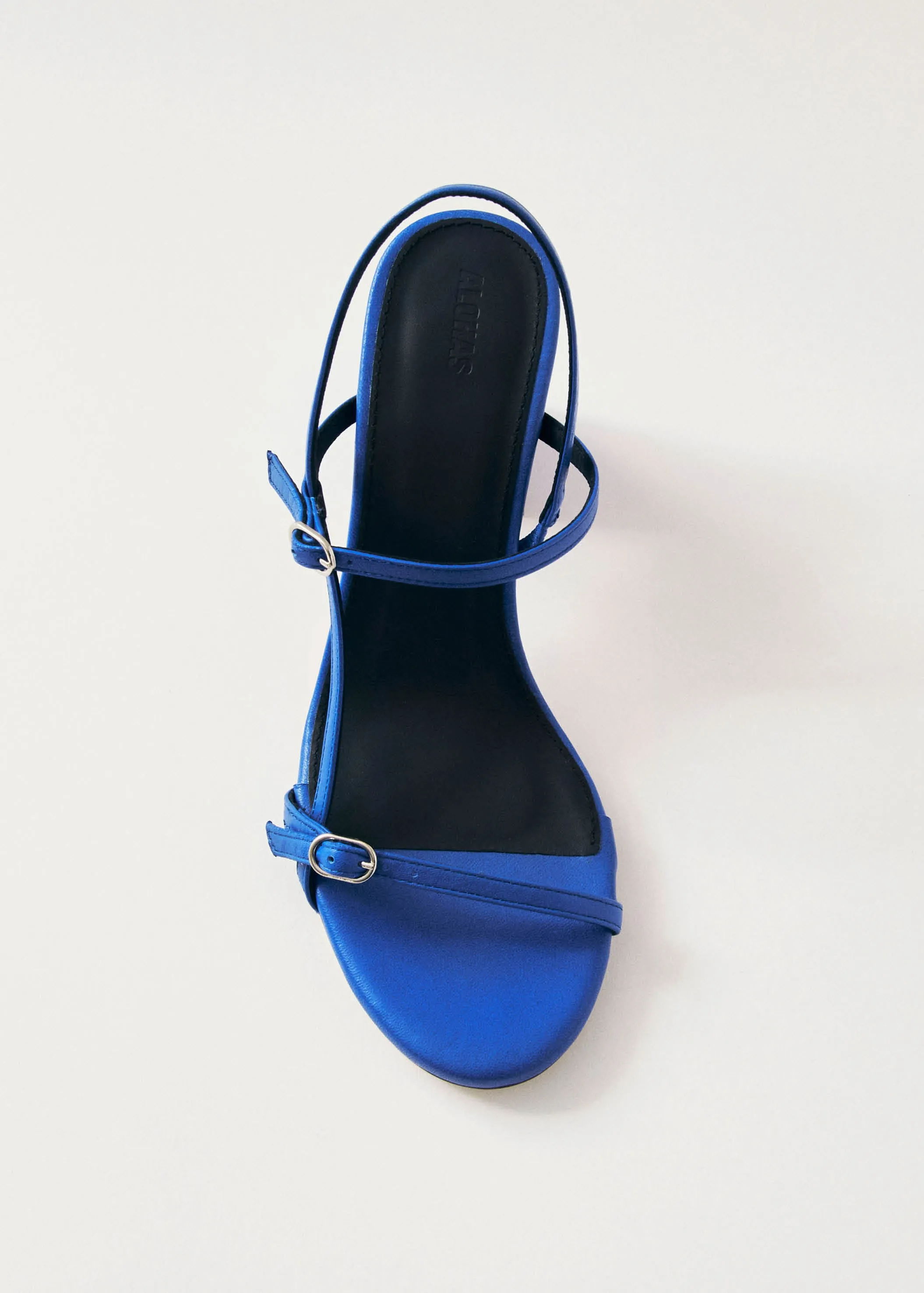 Elyn Blue Leather Sandals sold by Alohas product image thumbnail 5