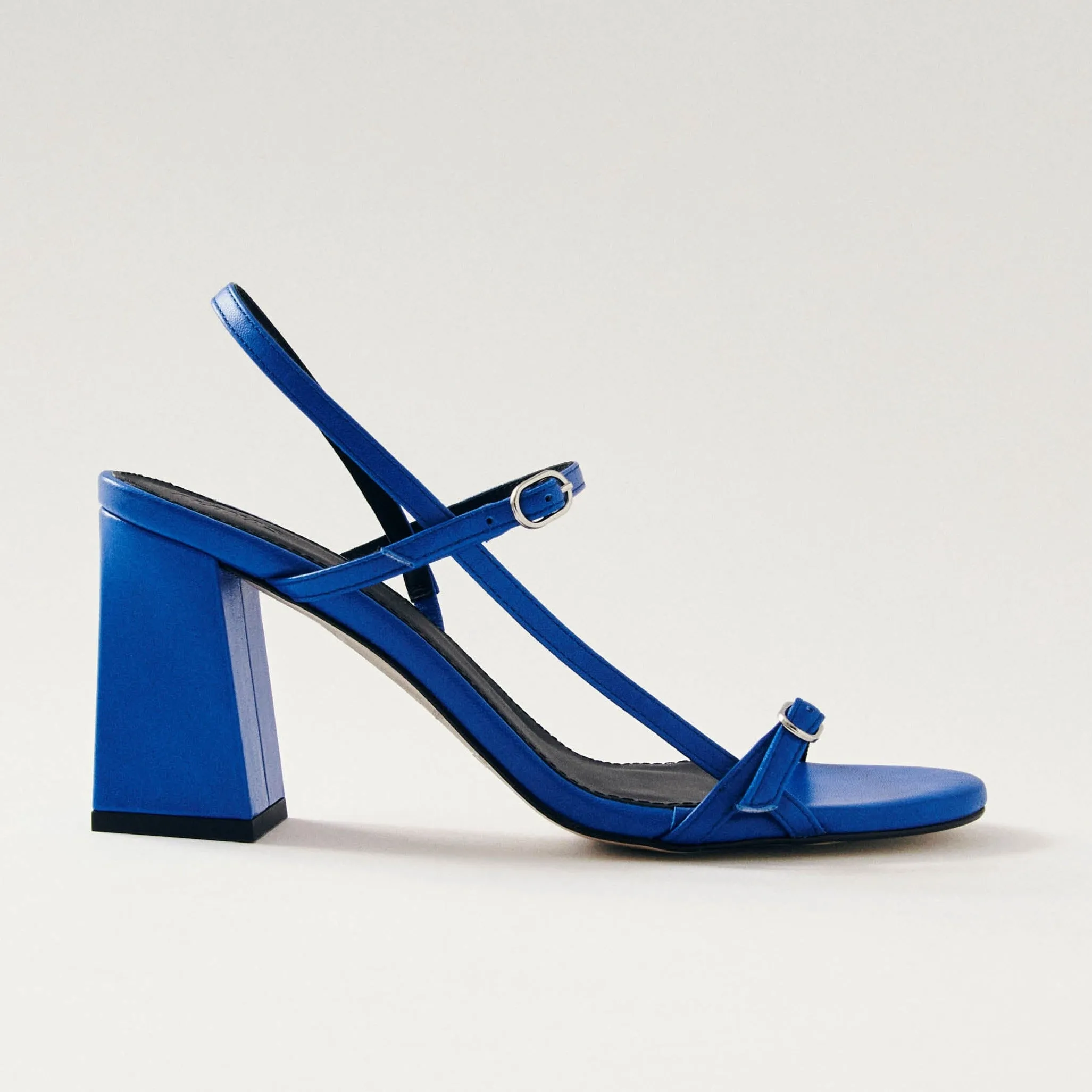 Elyn Blue Leather Sandals sold by Alohas product image thumbnail 3