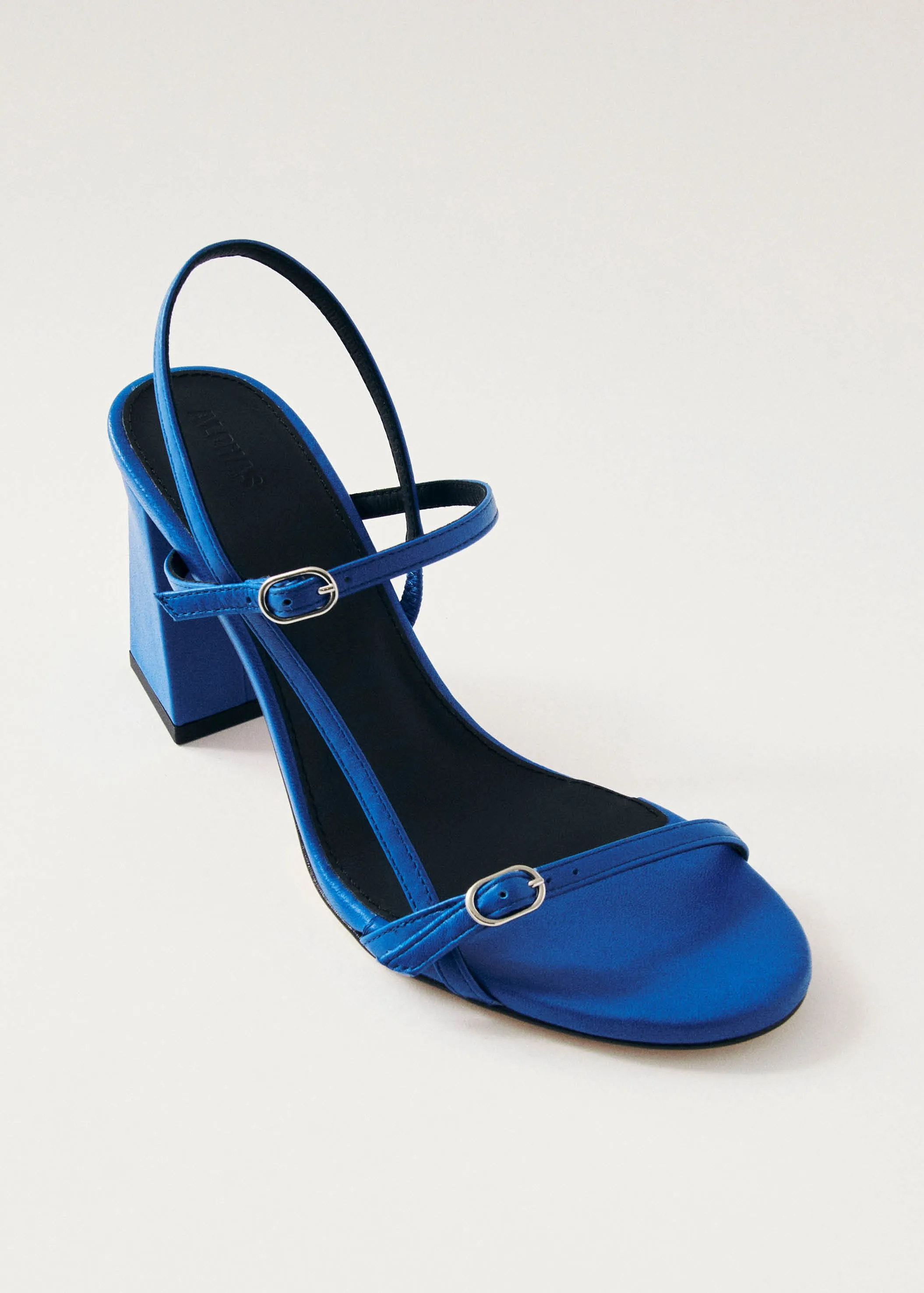 Elyn Blue Leather Sandals sold by Alohas product image thumbnail 4