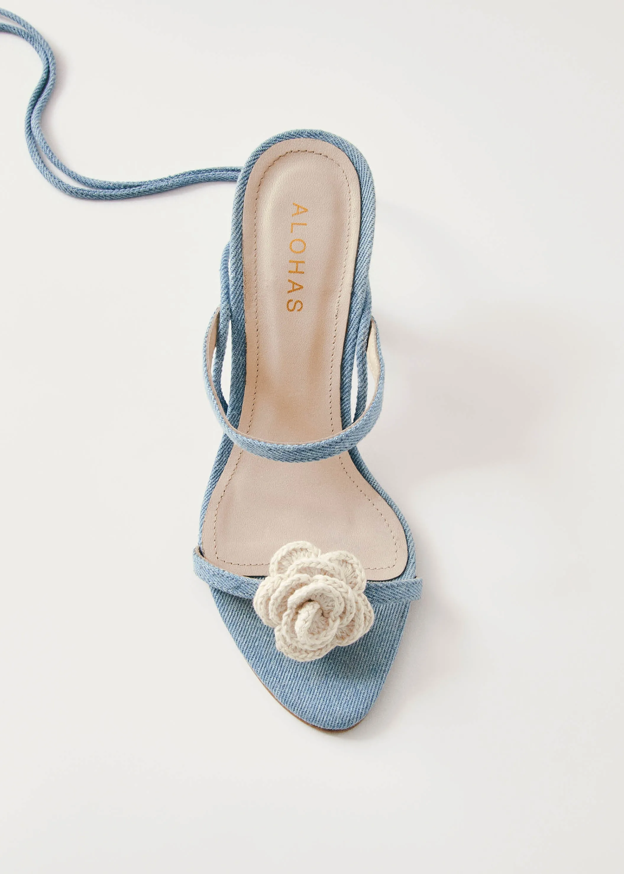 Kendra Bloom Denim Blue Sandals sold by Alohas product image thumbnail 4