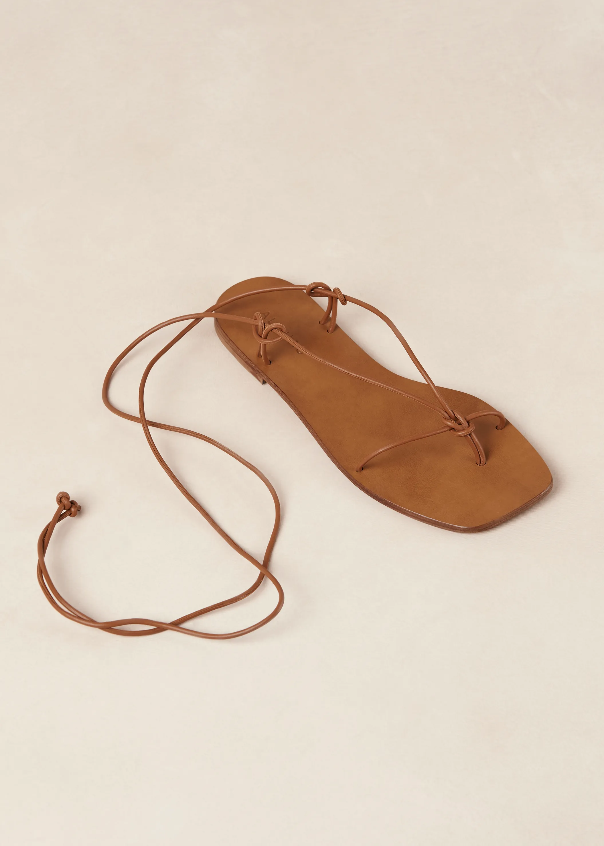 Misty Tan Leather Sandals sold by Alohas product image thumbnail 5