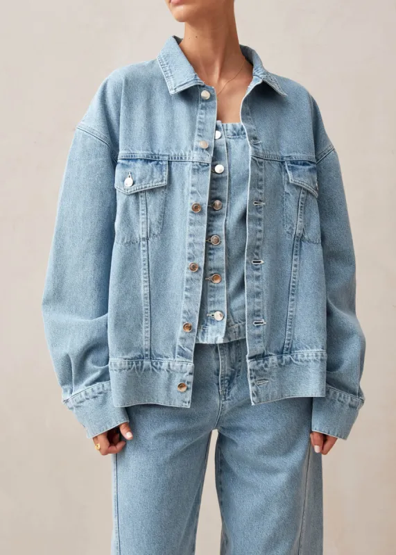 Alaska Blue Denim Jacket sold by Alohas