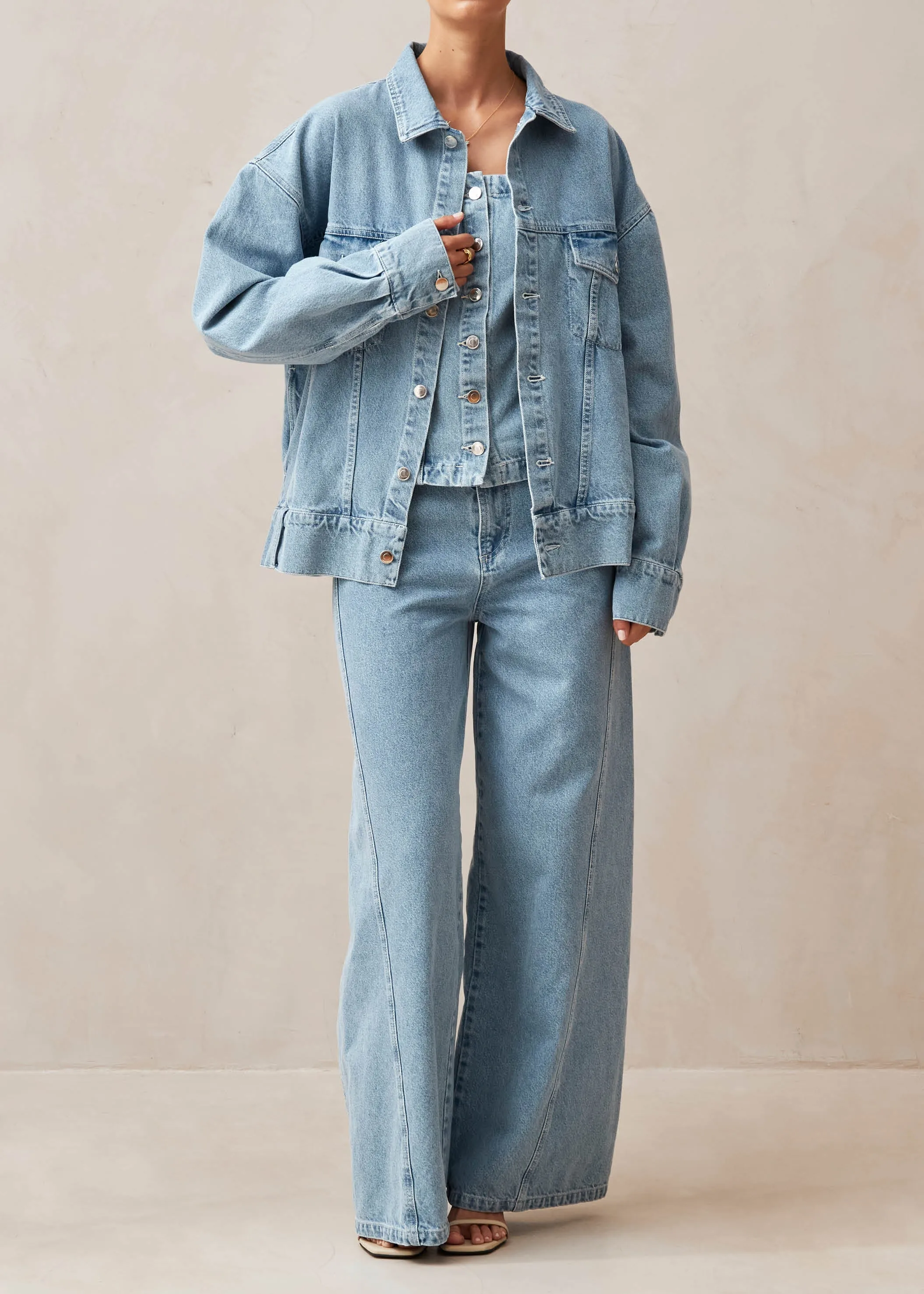 Alaska Blue Denim Jacket sold by Alohas product image thumbnail 5