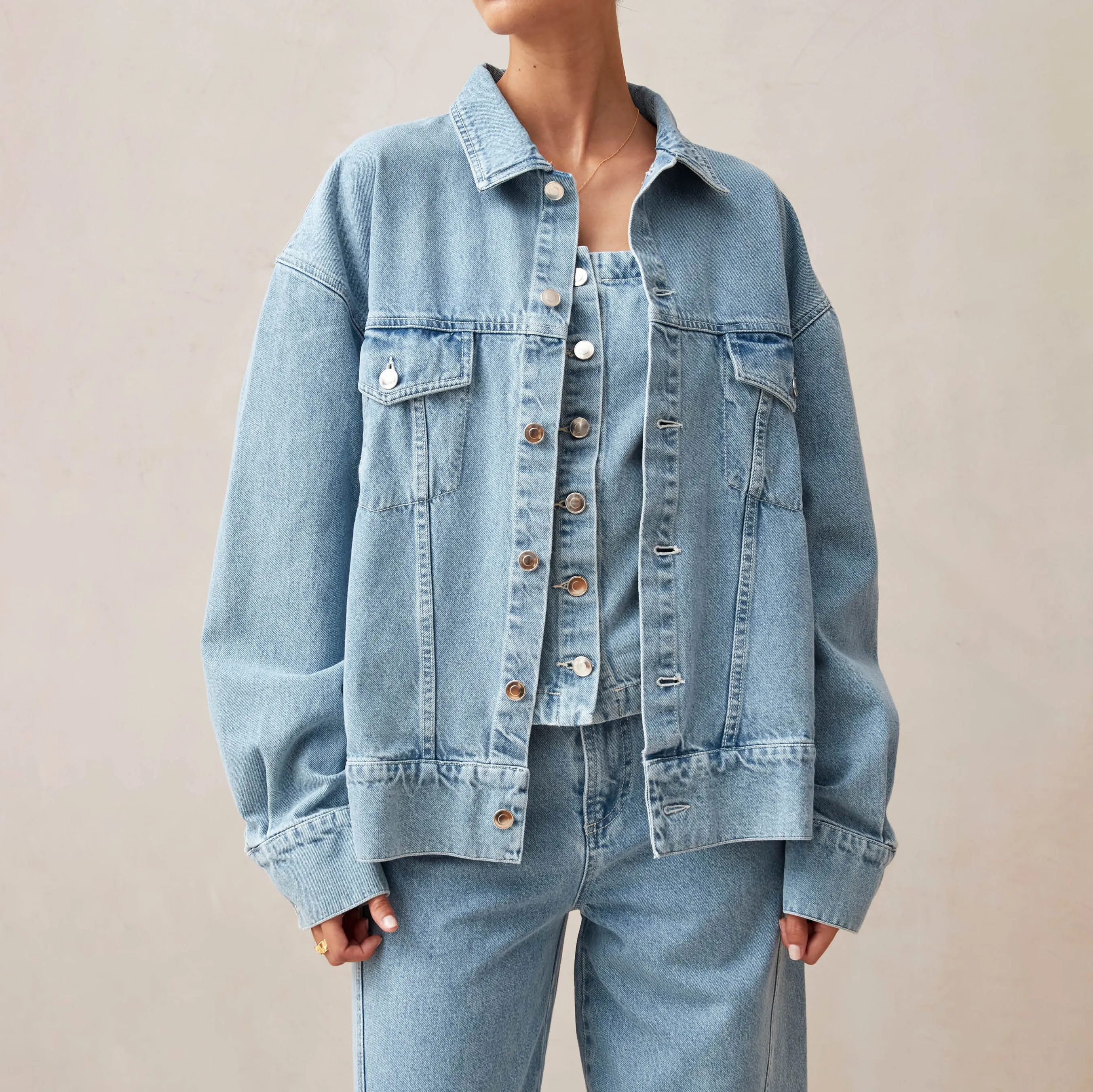 Alaska Blue Denim Jacket sold by Alohas product image thumbnail 4