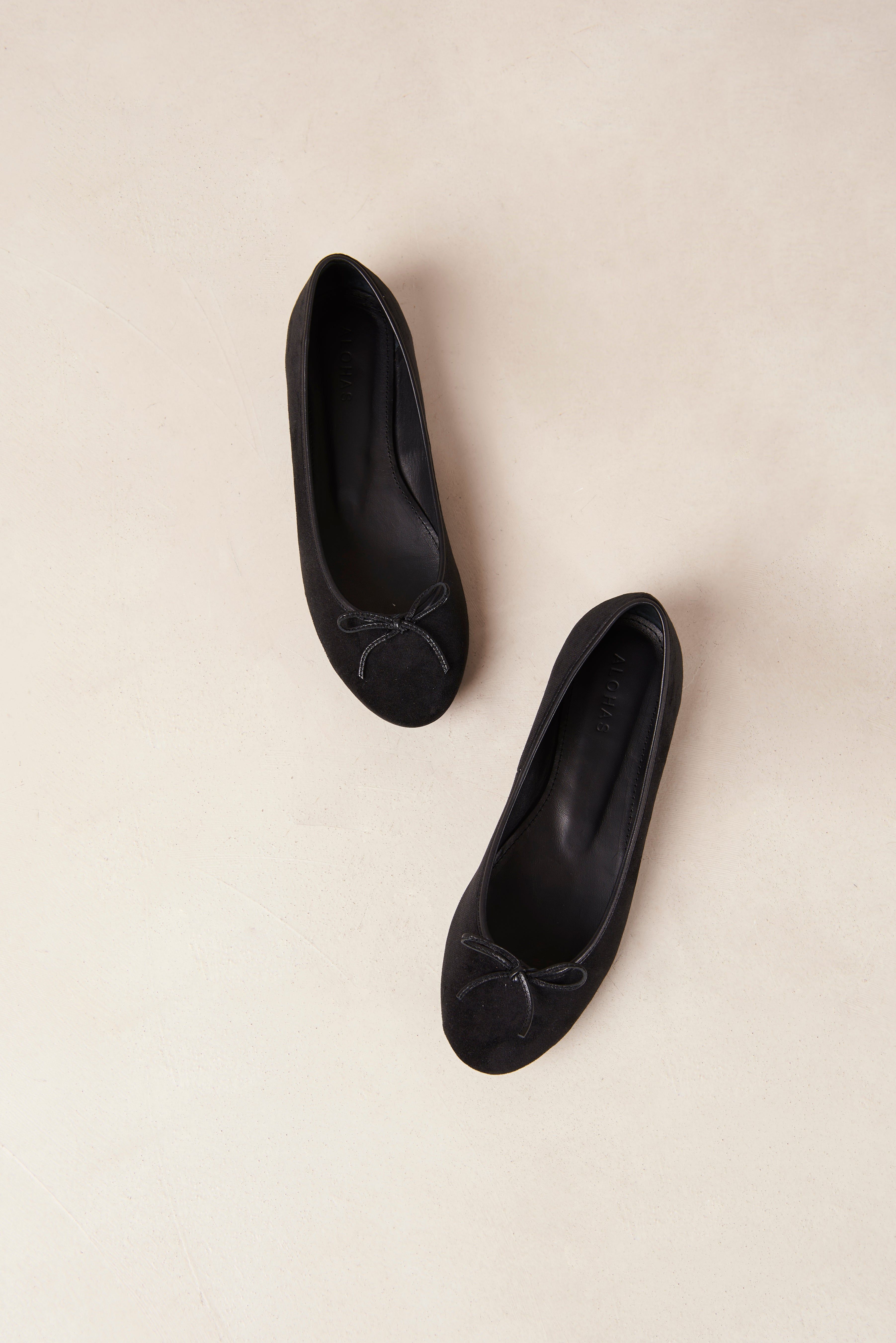 Maris Velvet Black Ballet Flats sold by Alohas product image thumbnail 3