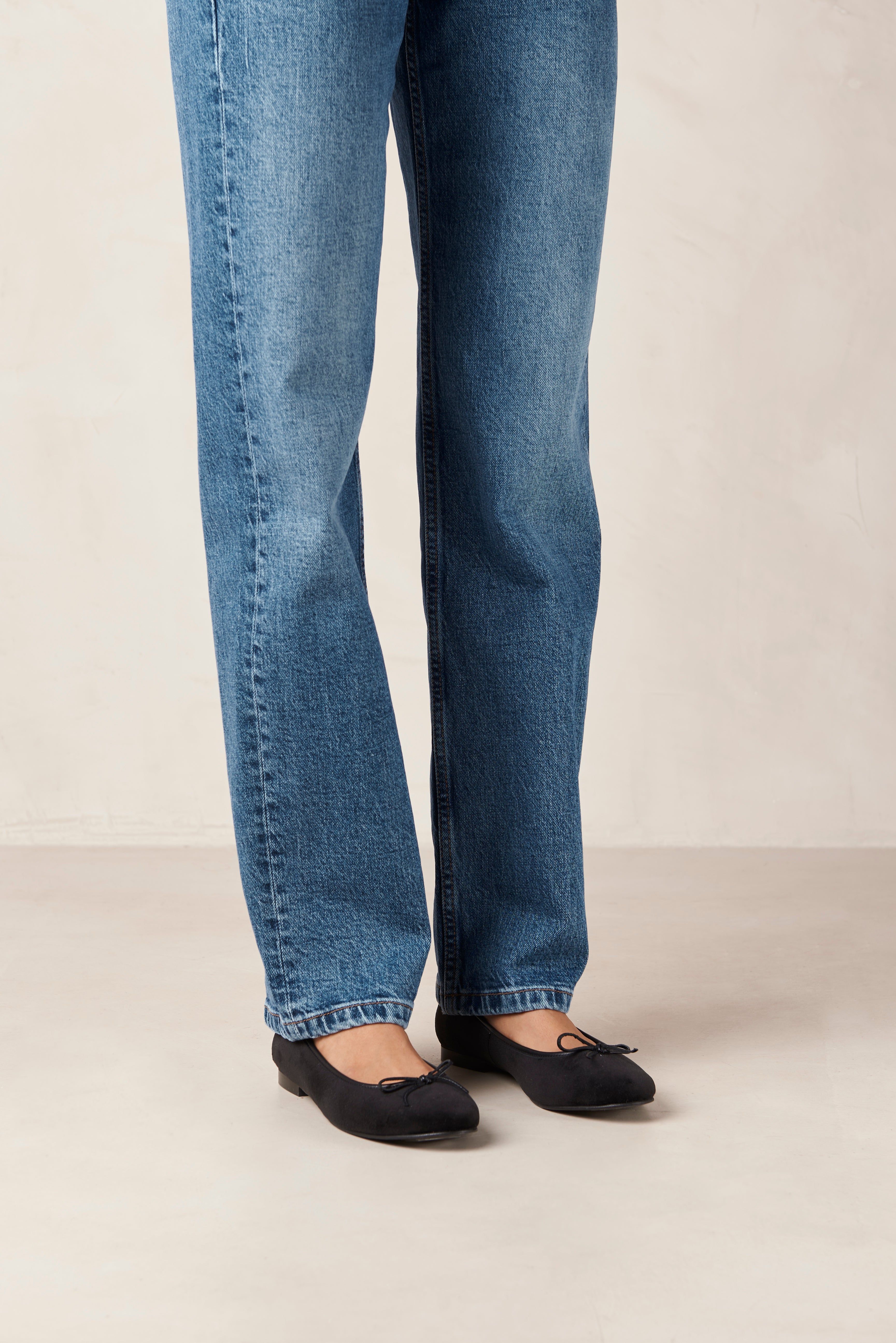 Maris Velvet Black Ballet Flats sold by Alohas product image thumbnail 4