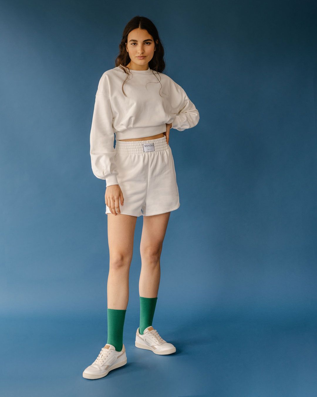 Menina Crop Sweatshirt Coconut sold by Alohas product image thumbnail 4