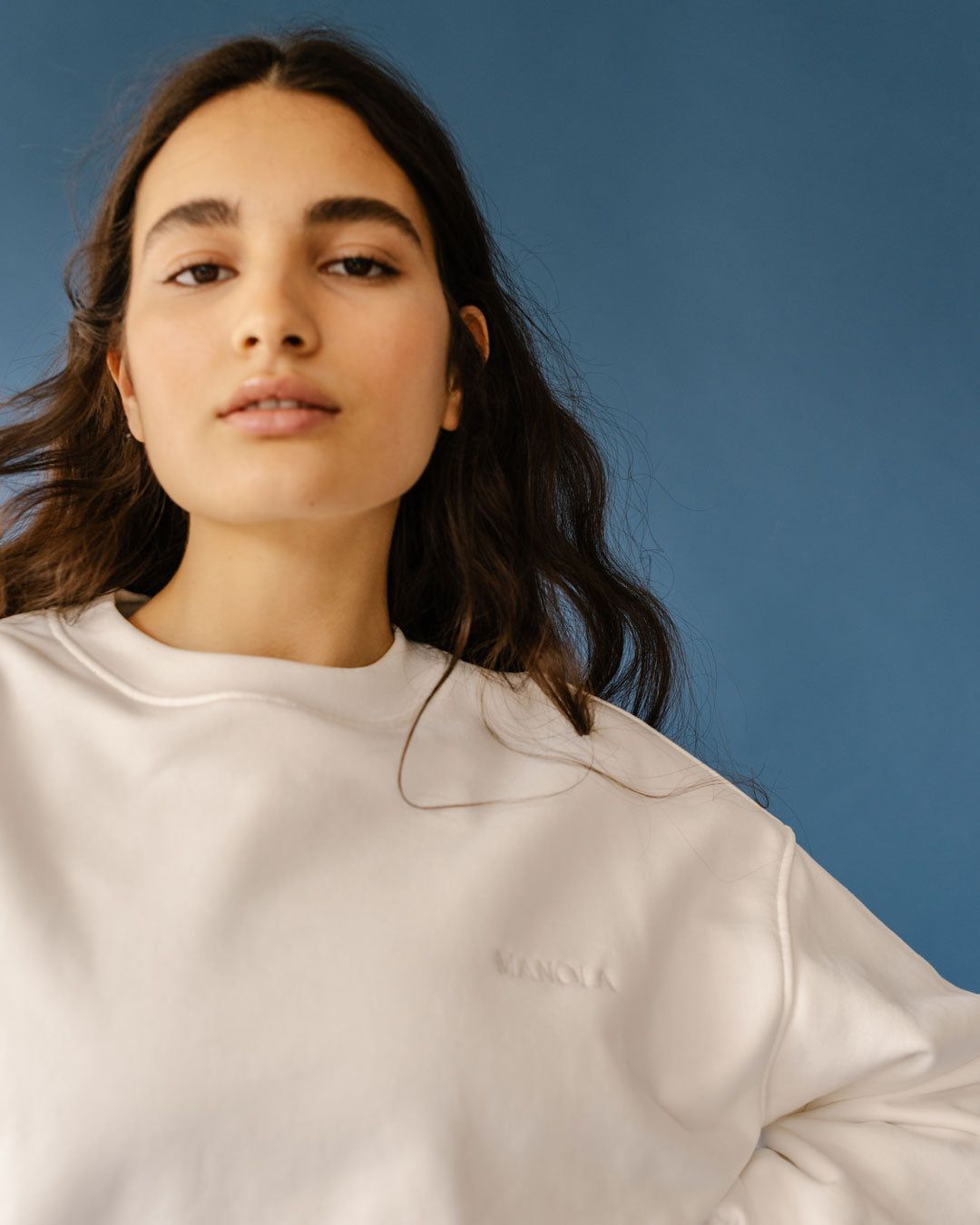 Menina Crop Sweatshirt Coconut sold by Alohas product image thumbnail 5