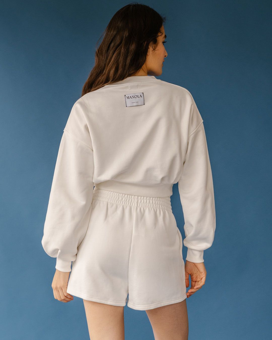 Menina Crop Sweatshirt Coconut sold by Alohas product image thumbnail 3