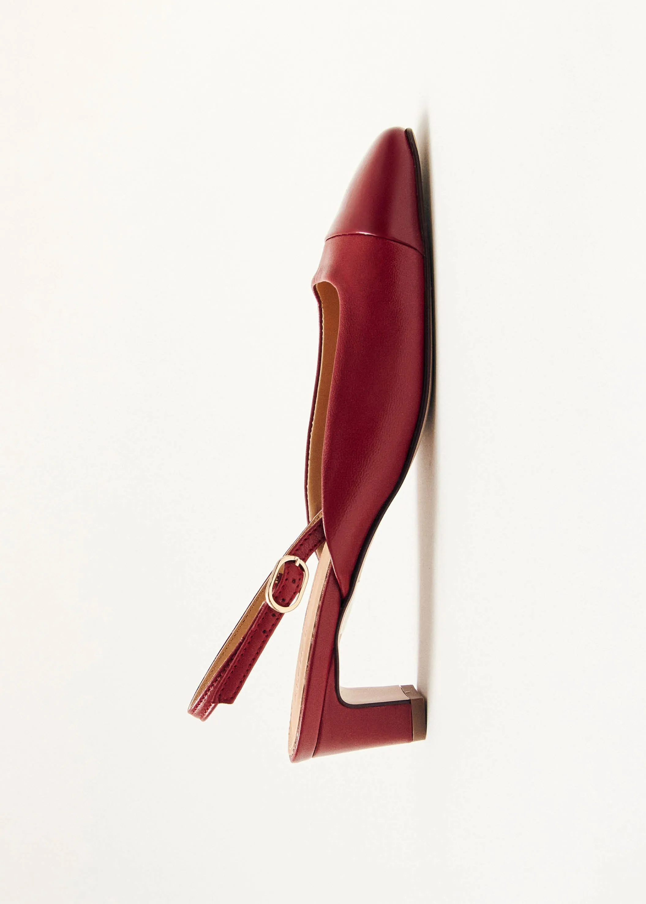 Lindy Bliss Red Leather Pumps sold by Alohas product image thumbnail 5