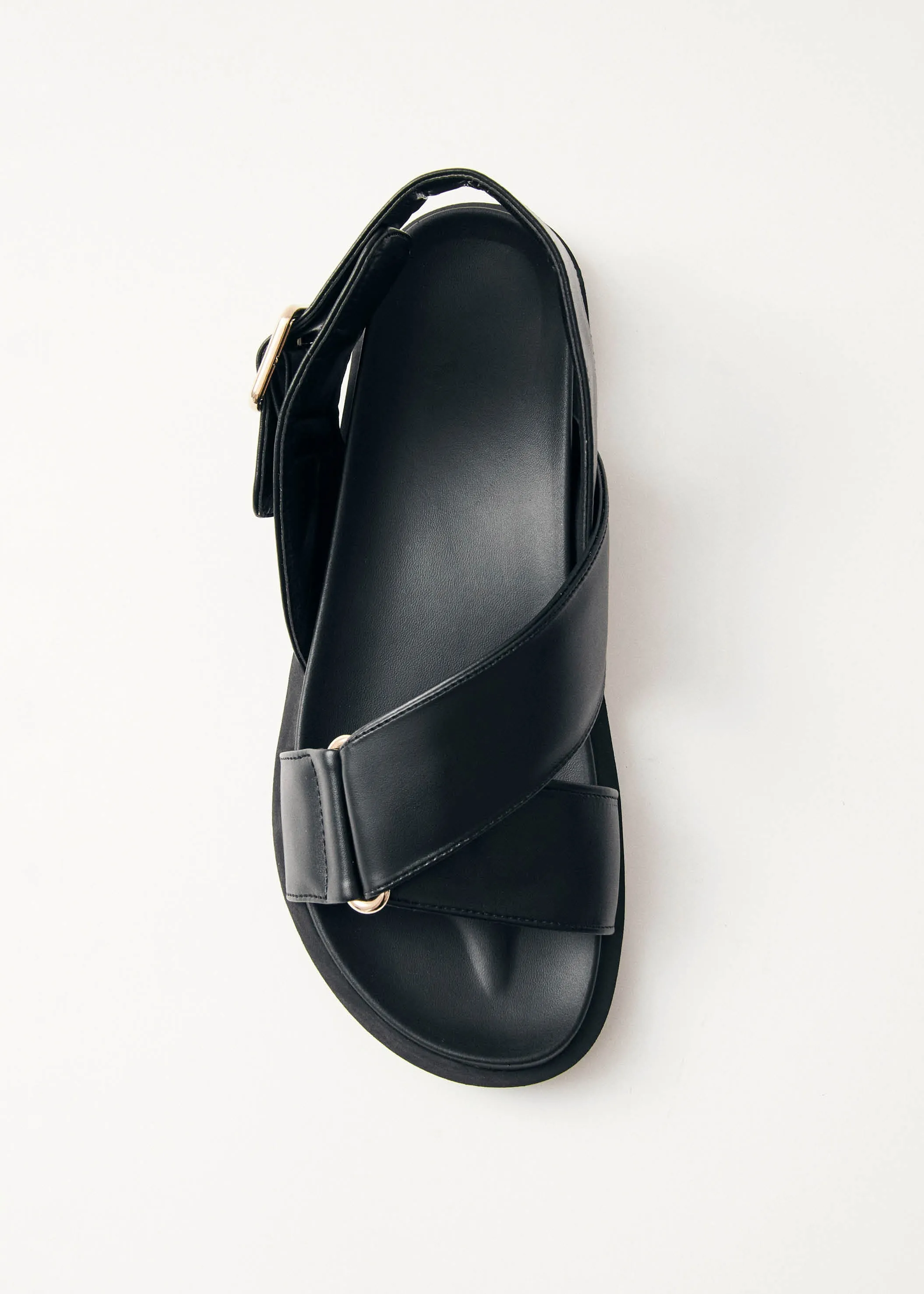 Rhys Black Vegan Leather Sandals sold by Alohas product image thumbnail 5