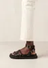 Buckle Up Black Sandal sold by Alohas
