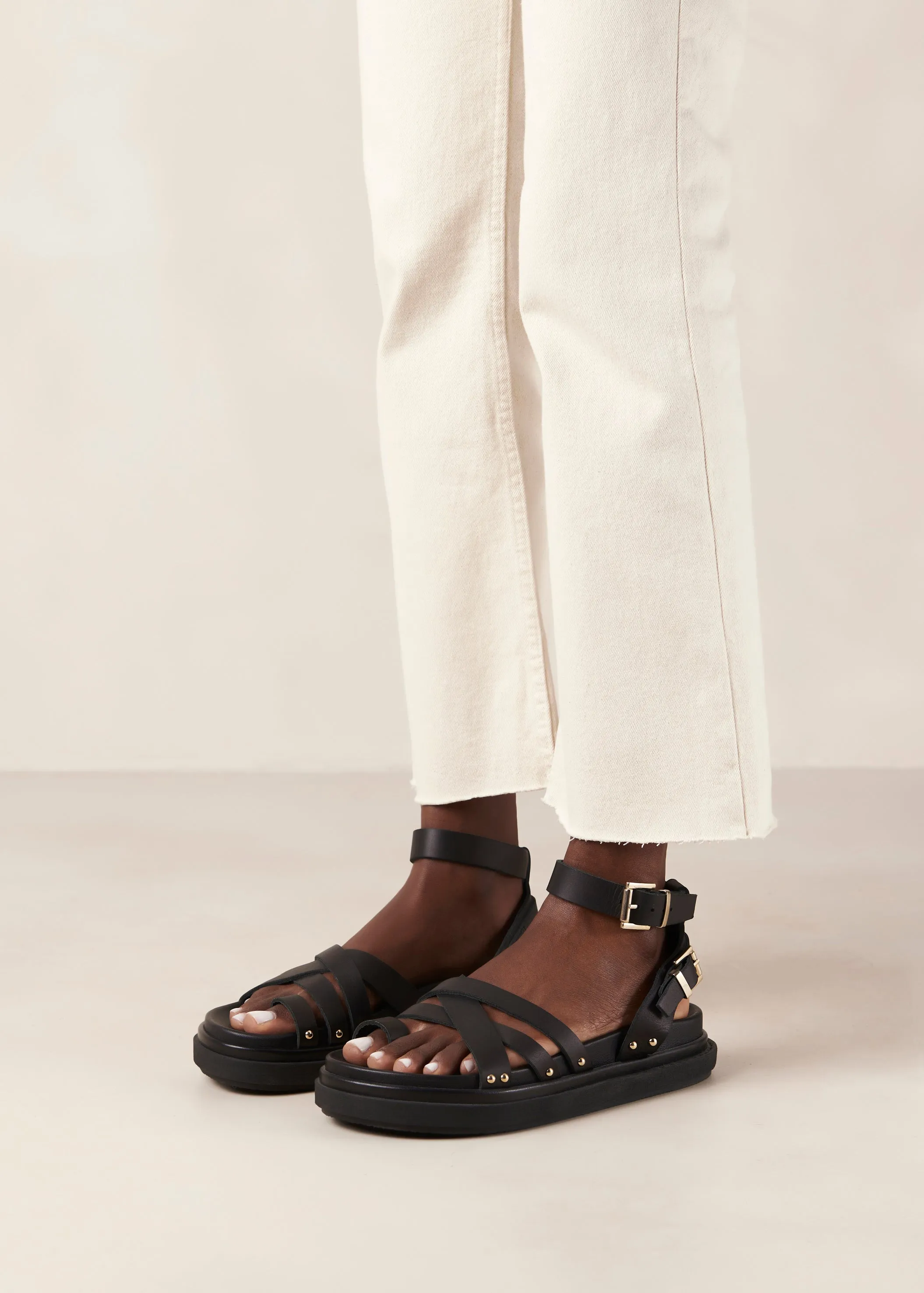 Buckle Up Black Sandal sold by Alohas product image thumbnail 5