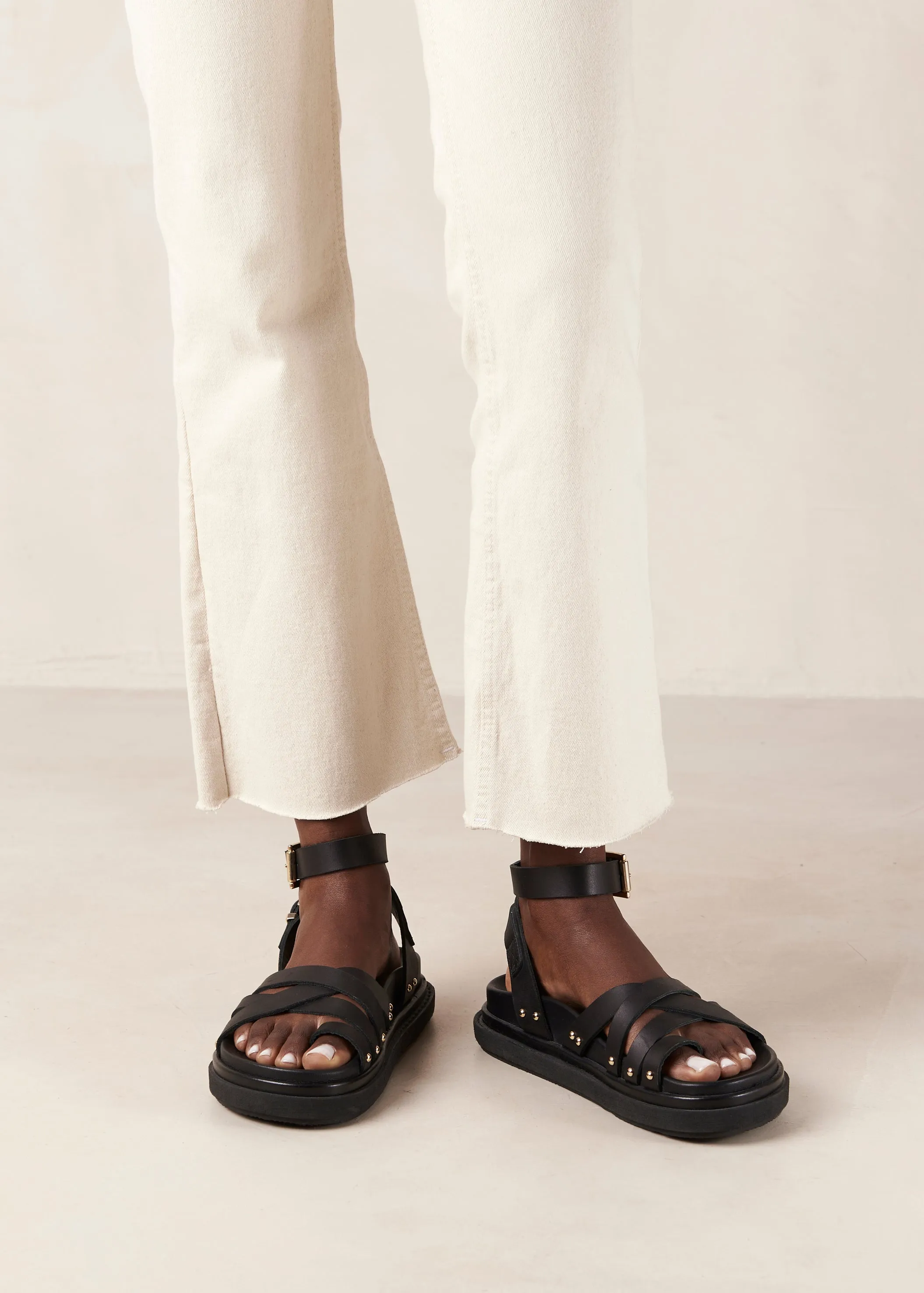 Buckle Up Black Sandal sold by Alohas product image thumbnail 2