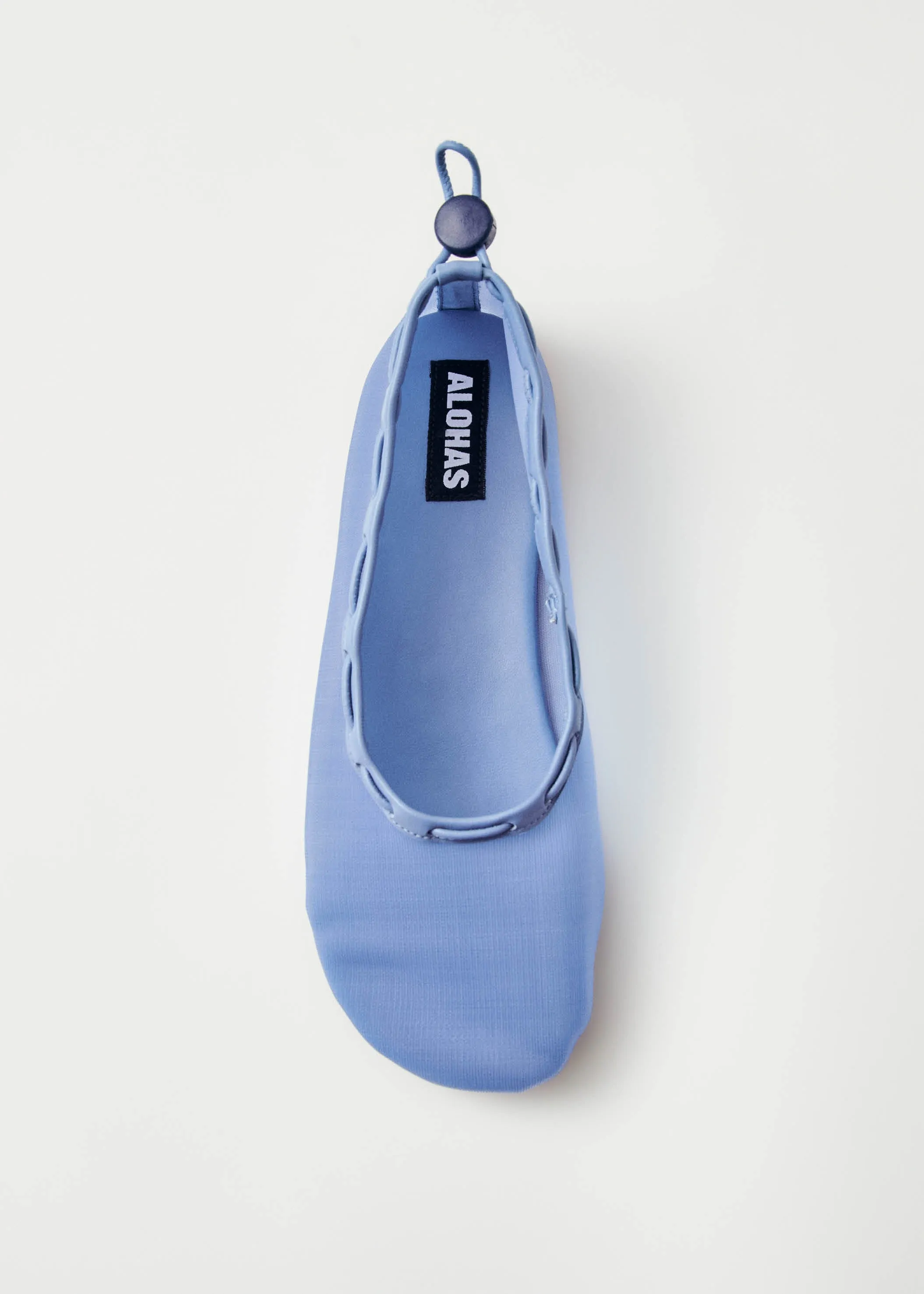 Gill Mesh Blue Leather Ballet Flats sold by Alohas product image thumbnail 4