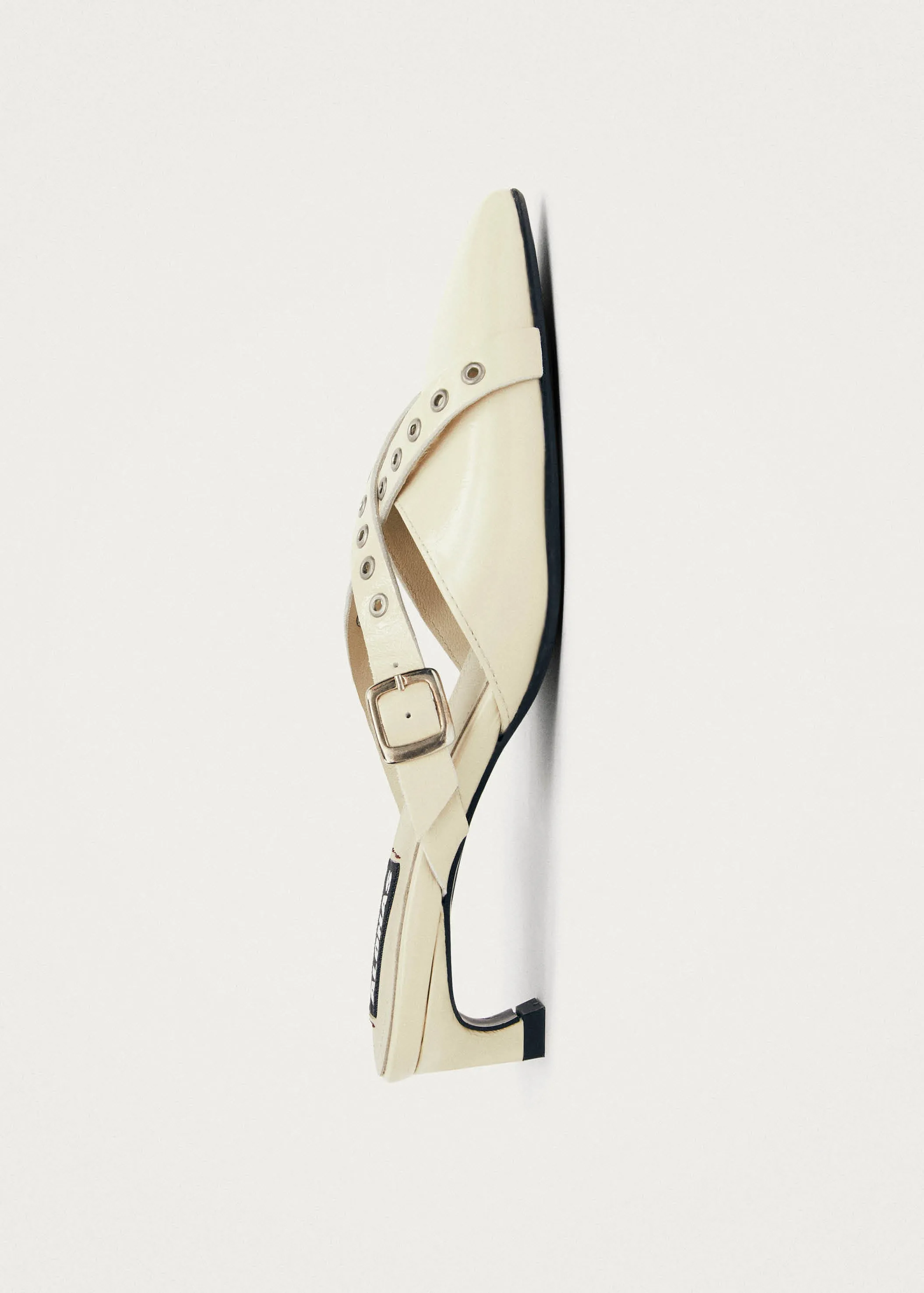 Zyra Onix Cream Leather Mules sold by Alohas product image thumbnail 5
