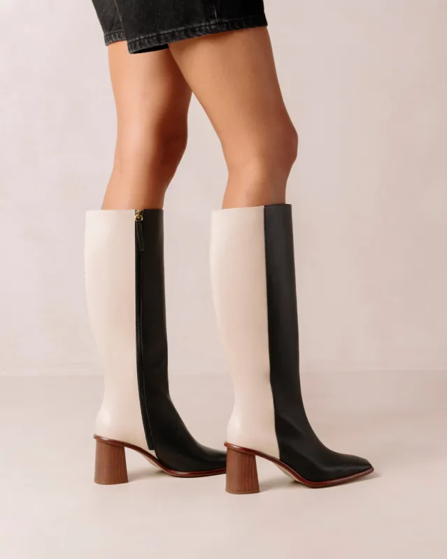 East Black Cream Boots sold by Alohas