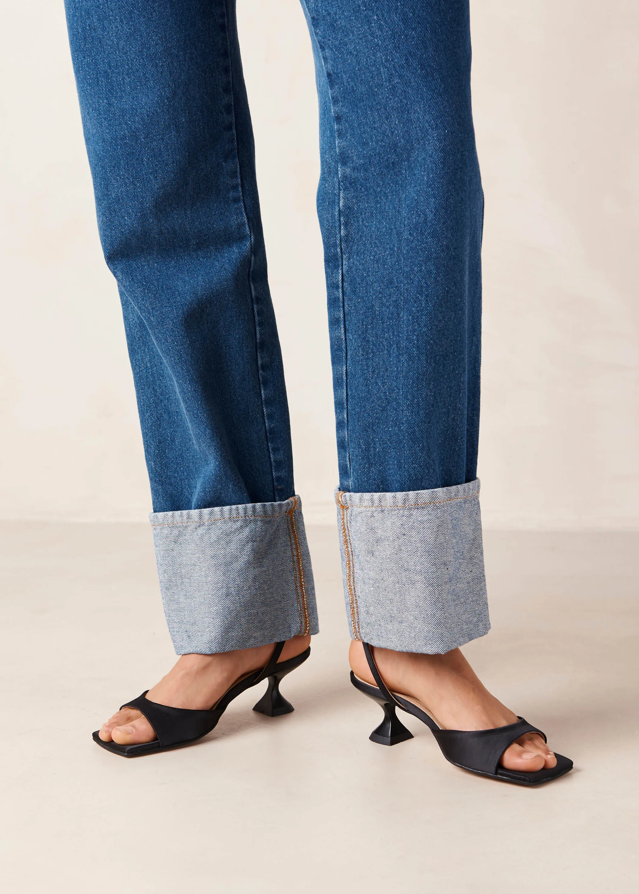 Skye Silky Black Sandals sold by Alohas