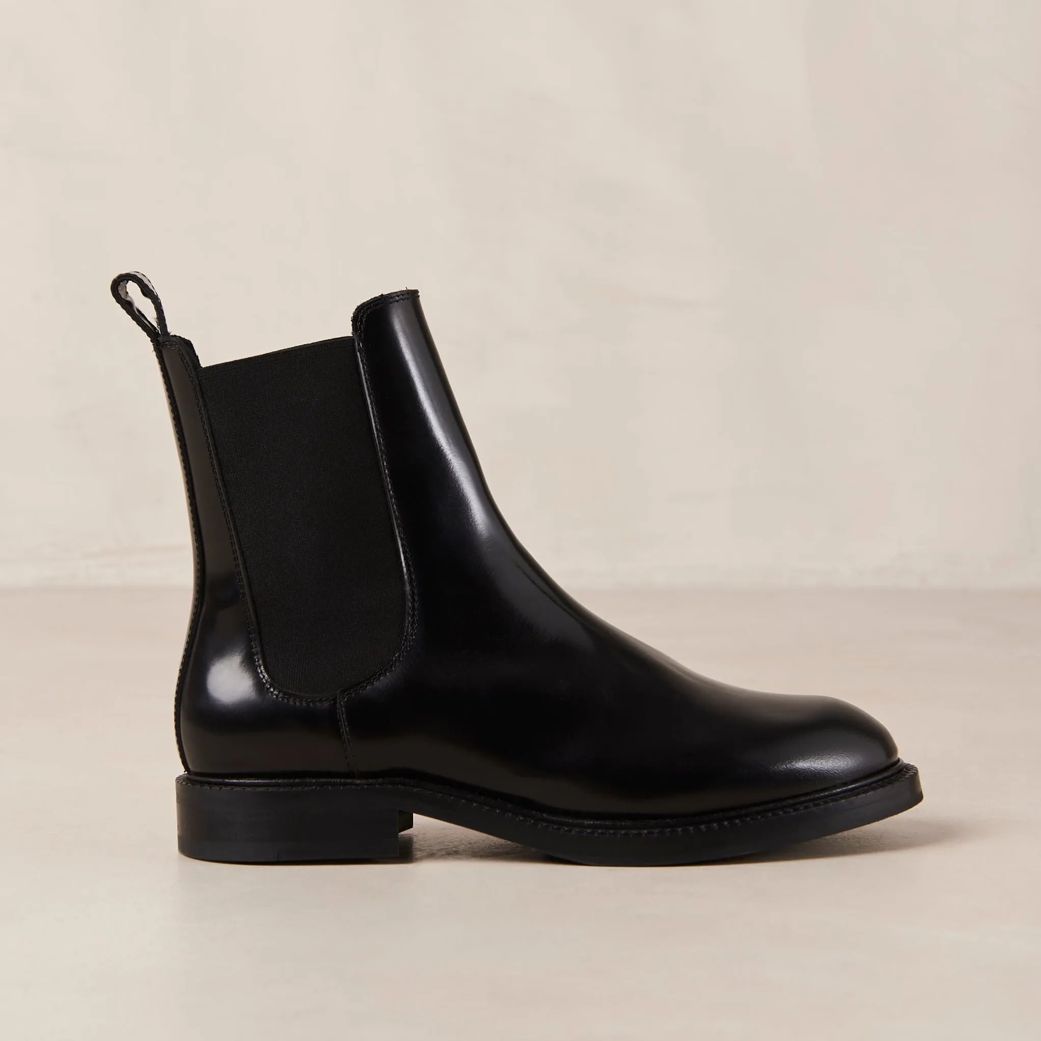 Lanz Black Leather Ankle Boots sold by Alohas product image thumbnail 3