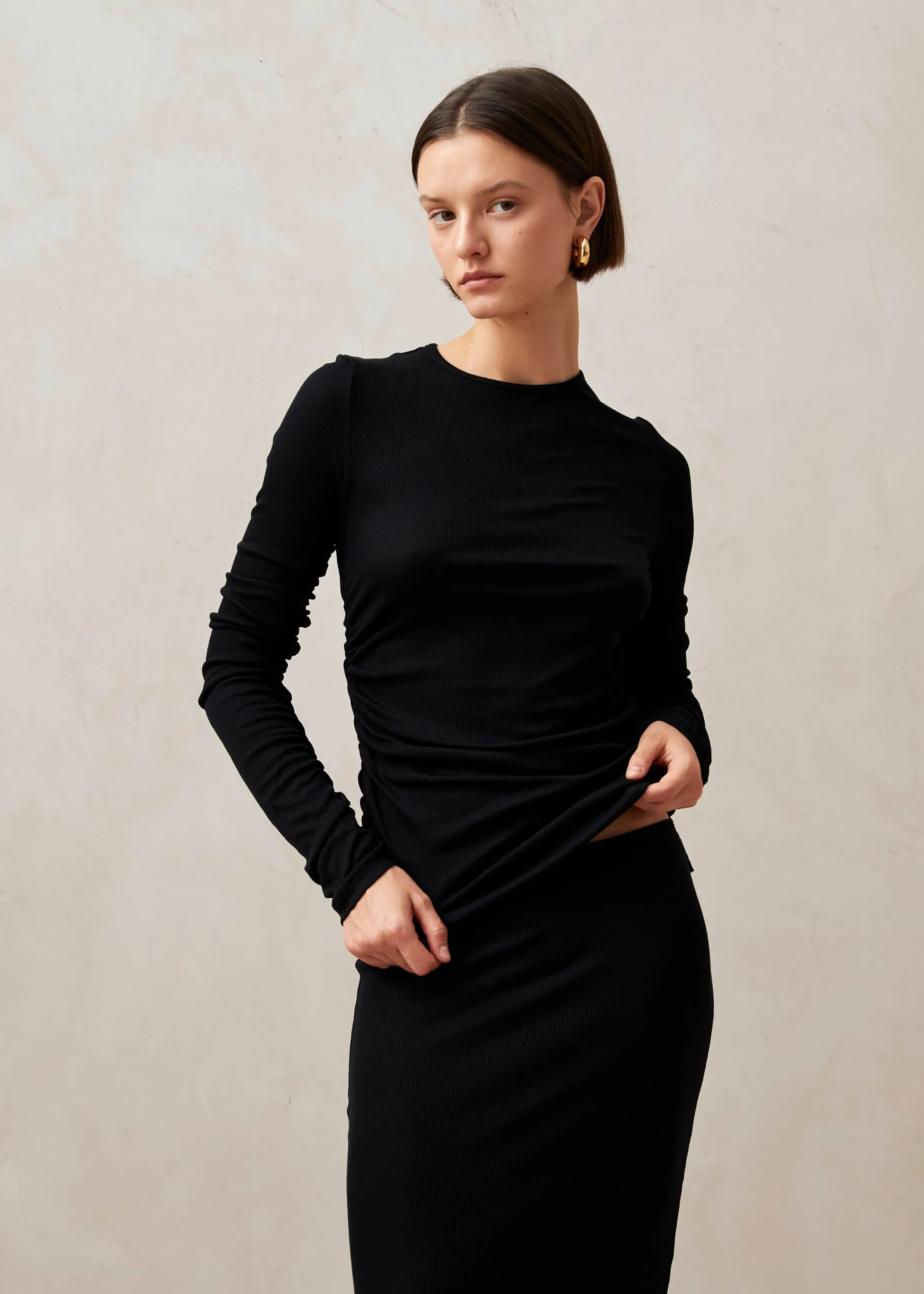 Mexi Black Top sold by Alohas