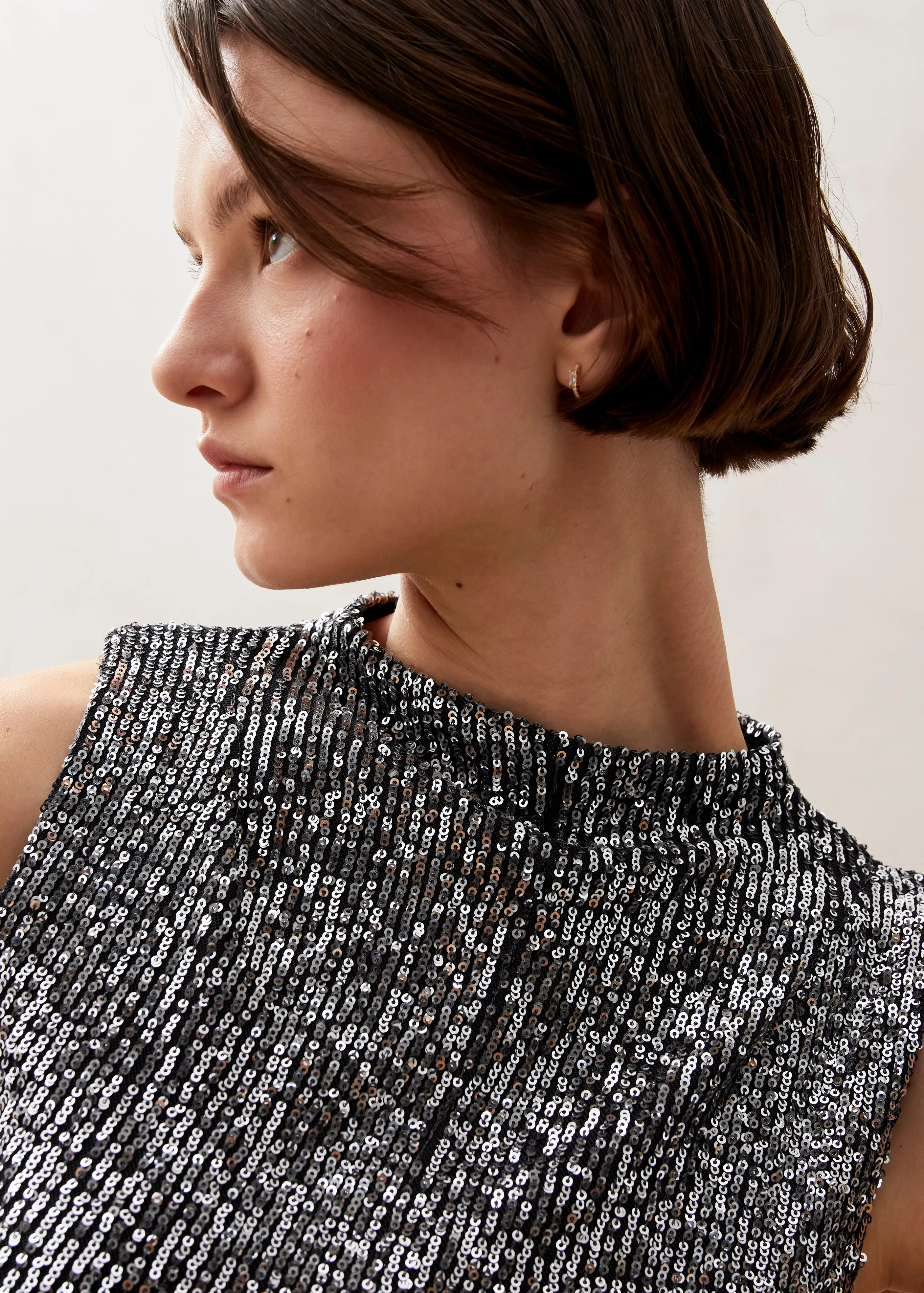 Carla Shimmer Silver Tops sold by Alohas product image thumbnail 4