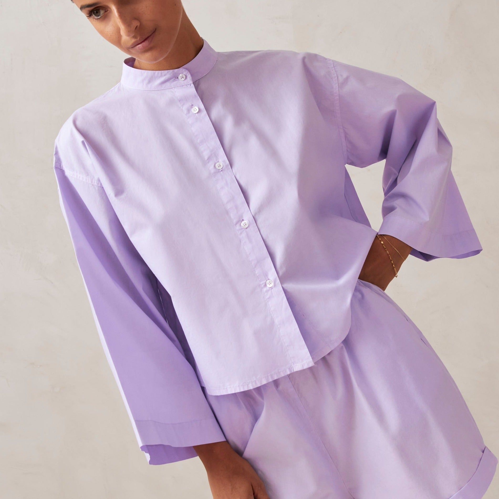 Maira Lilac Shirt sold by Alohas product image thumbnail 3
