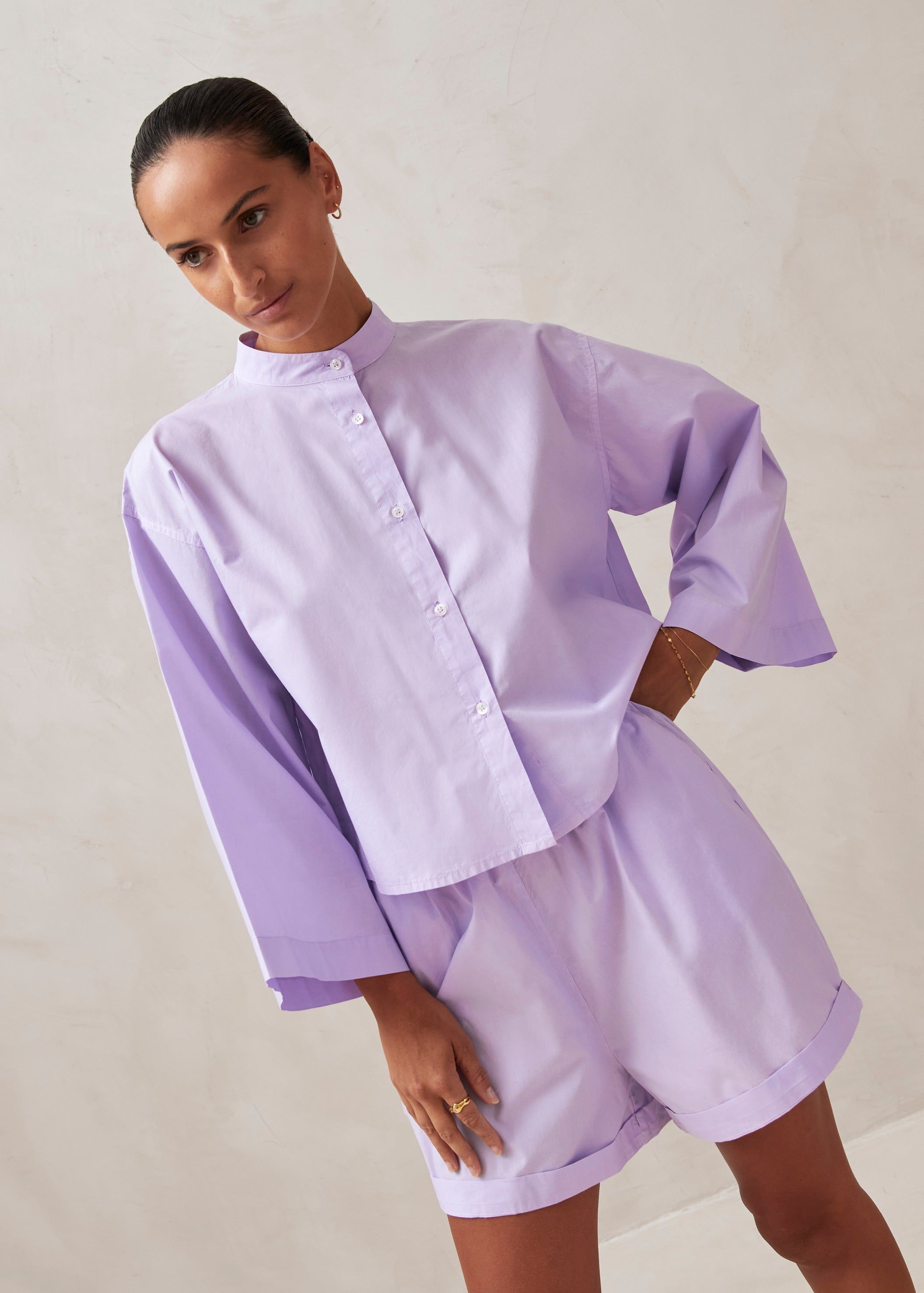 Maira Lilac Shirt sold by Alohas product image thumbnail 4