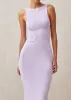 Delicate Lilac Tricot Midi Dress sold by Alohas