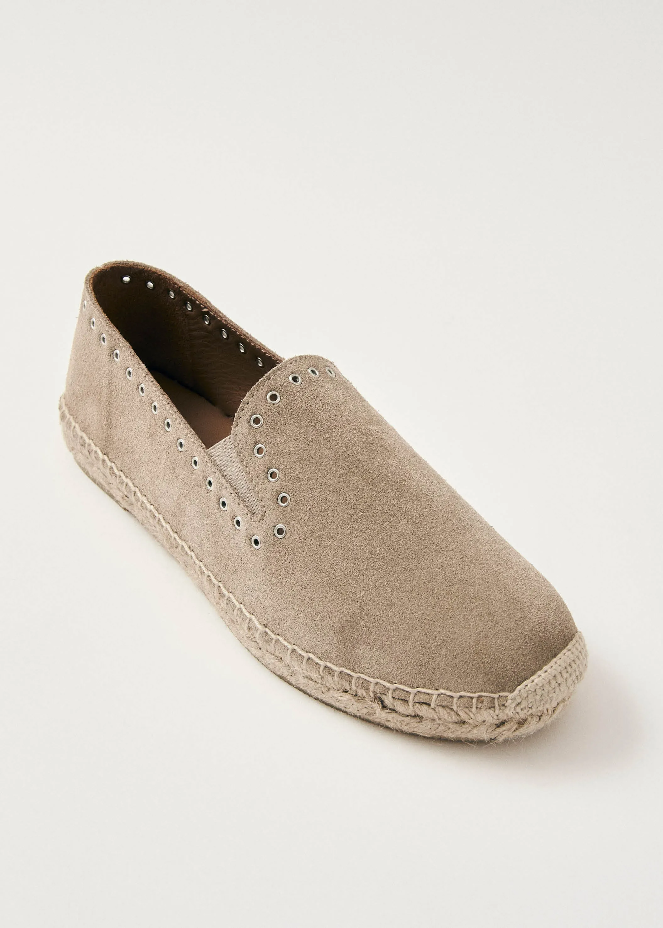 Ione Suede Beige Leather Espadrilles sold by Alohas product image thumbnail 5