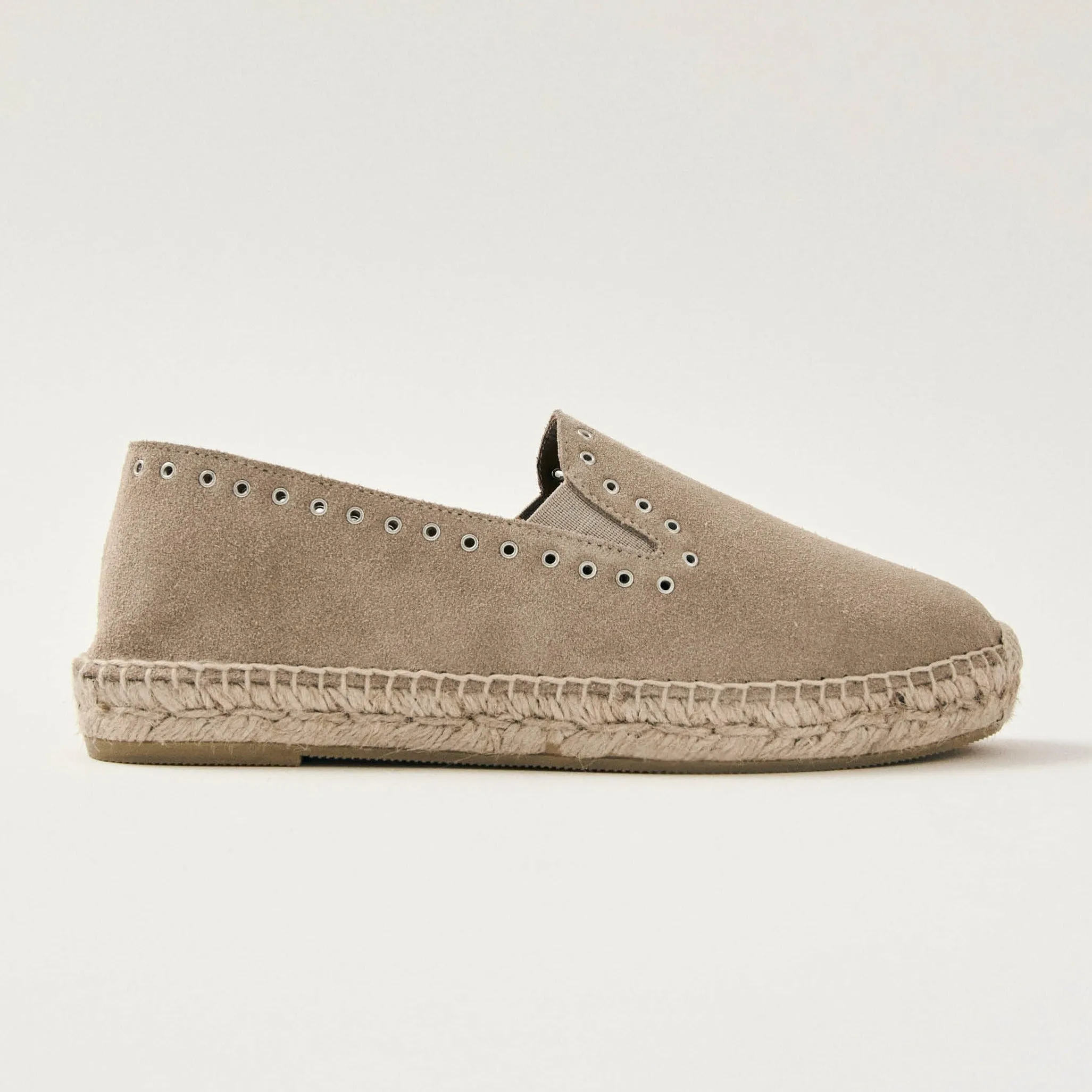 Ione Suede Beige Leather Espadrilles sold by Alohas product image thumbnail 3