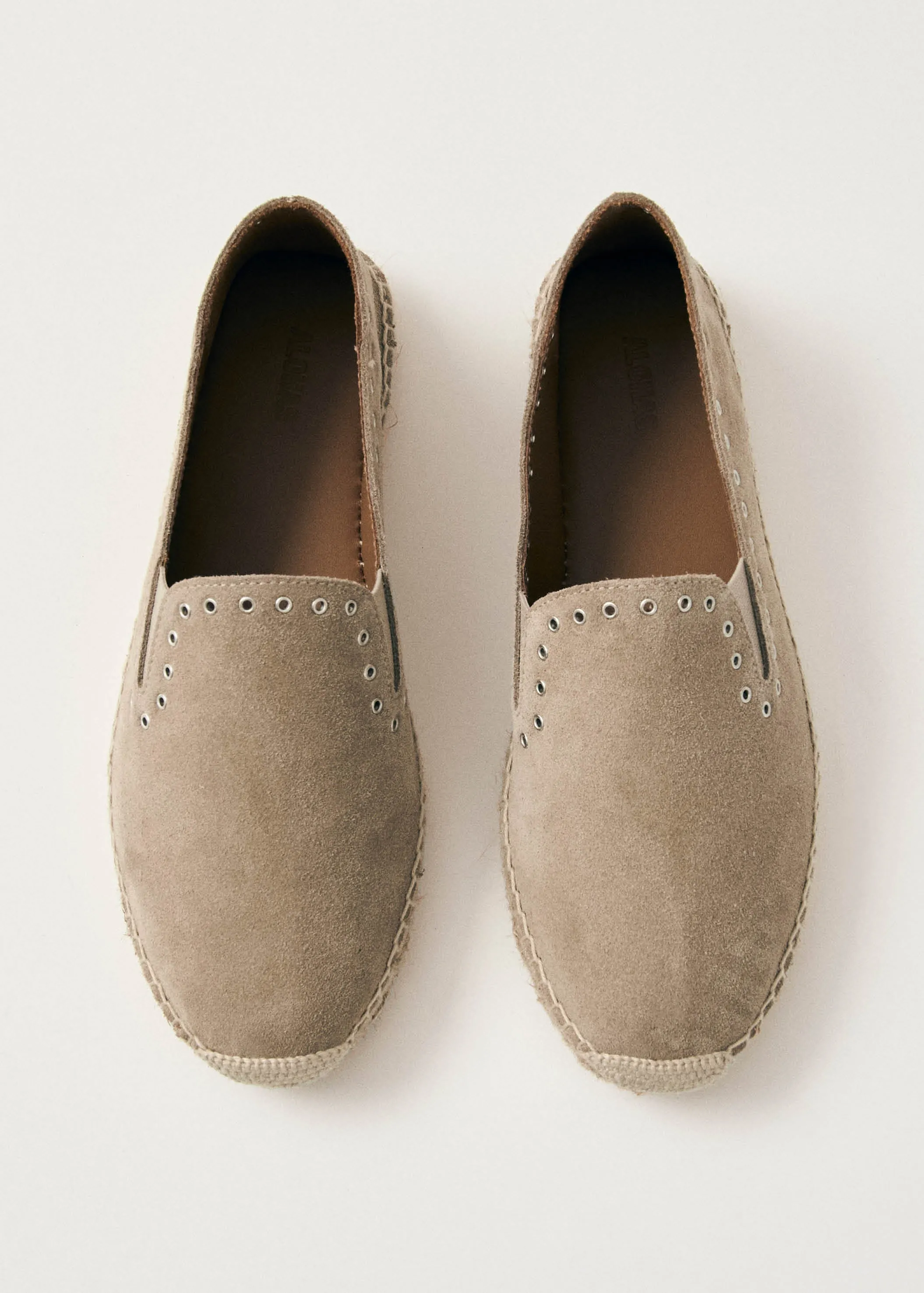 Ione Suede Beige Leather Espadrilles sold by Alohas product image thumbnail 2