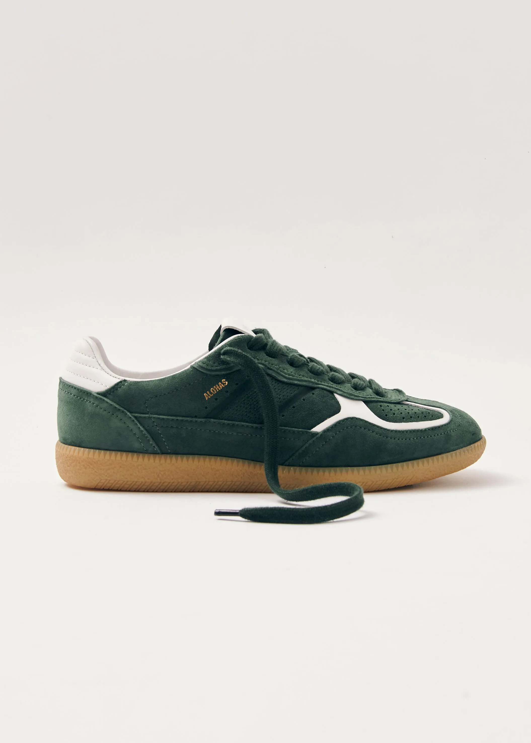Tb.490 Rife Forest Green Leather Sneakers sold by Alohas