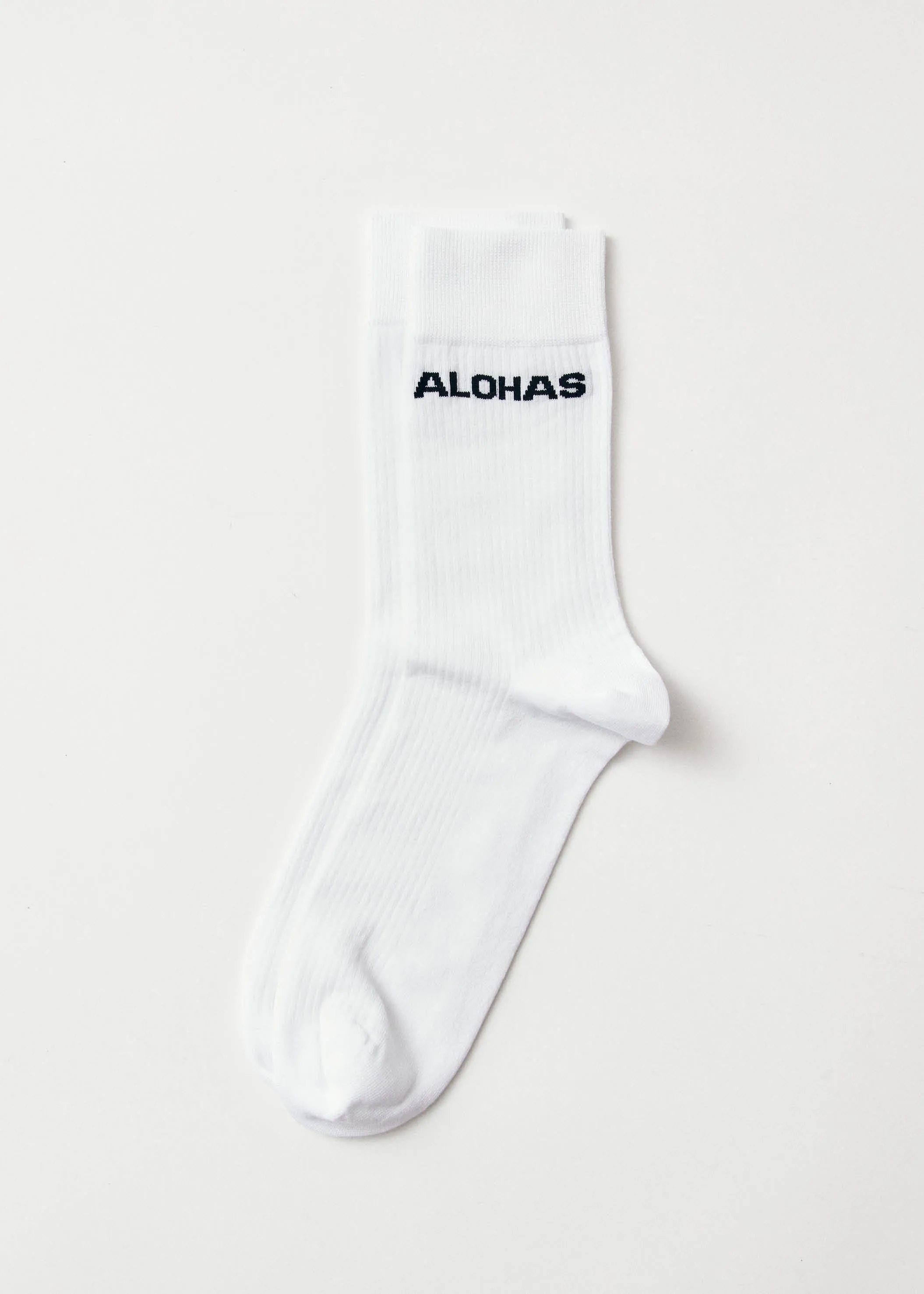 Ava White Socks sold by Alohas