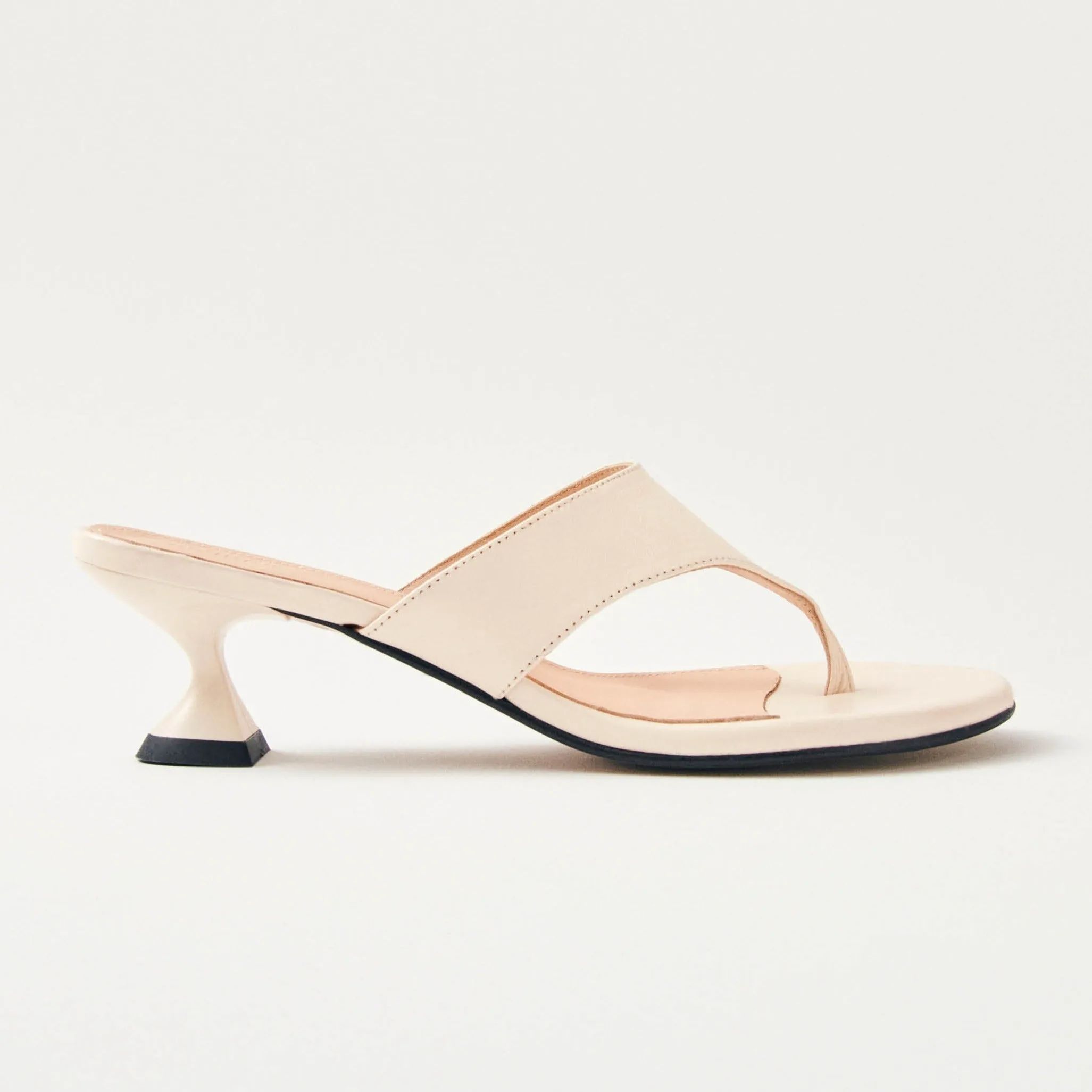 Tess Cream Leather Sandals sold by Alohas product image thumbnail 3