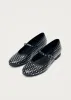 Lucien Black Leather Ballet Flats sold by Alohas