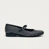 Lucien Black Leather Ballet Flats sold by Alohas