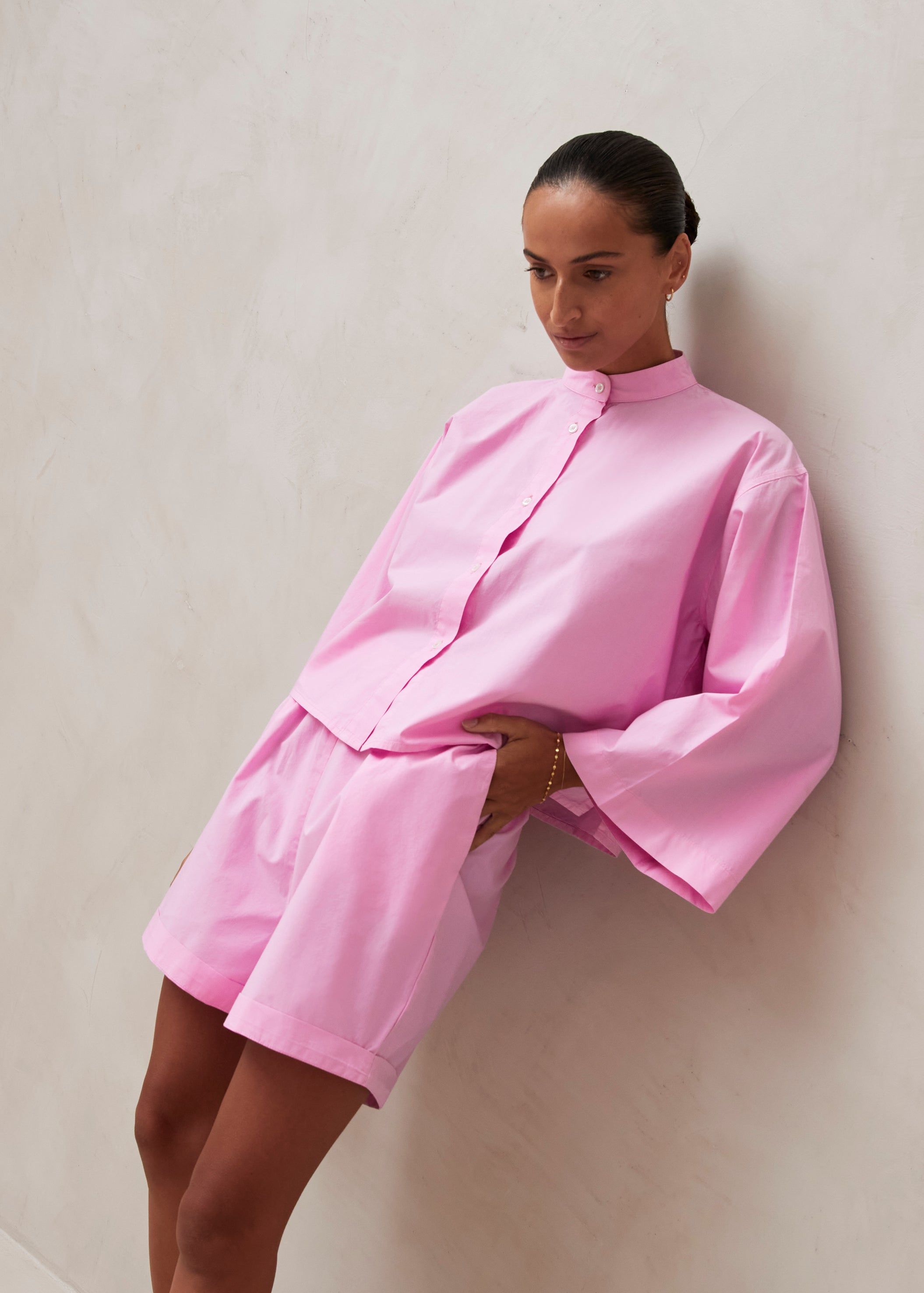 Maira Pink Shirt sold by Alohas