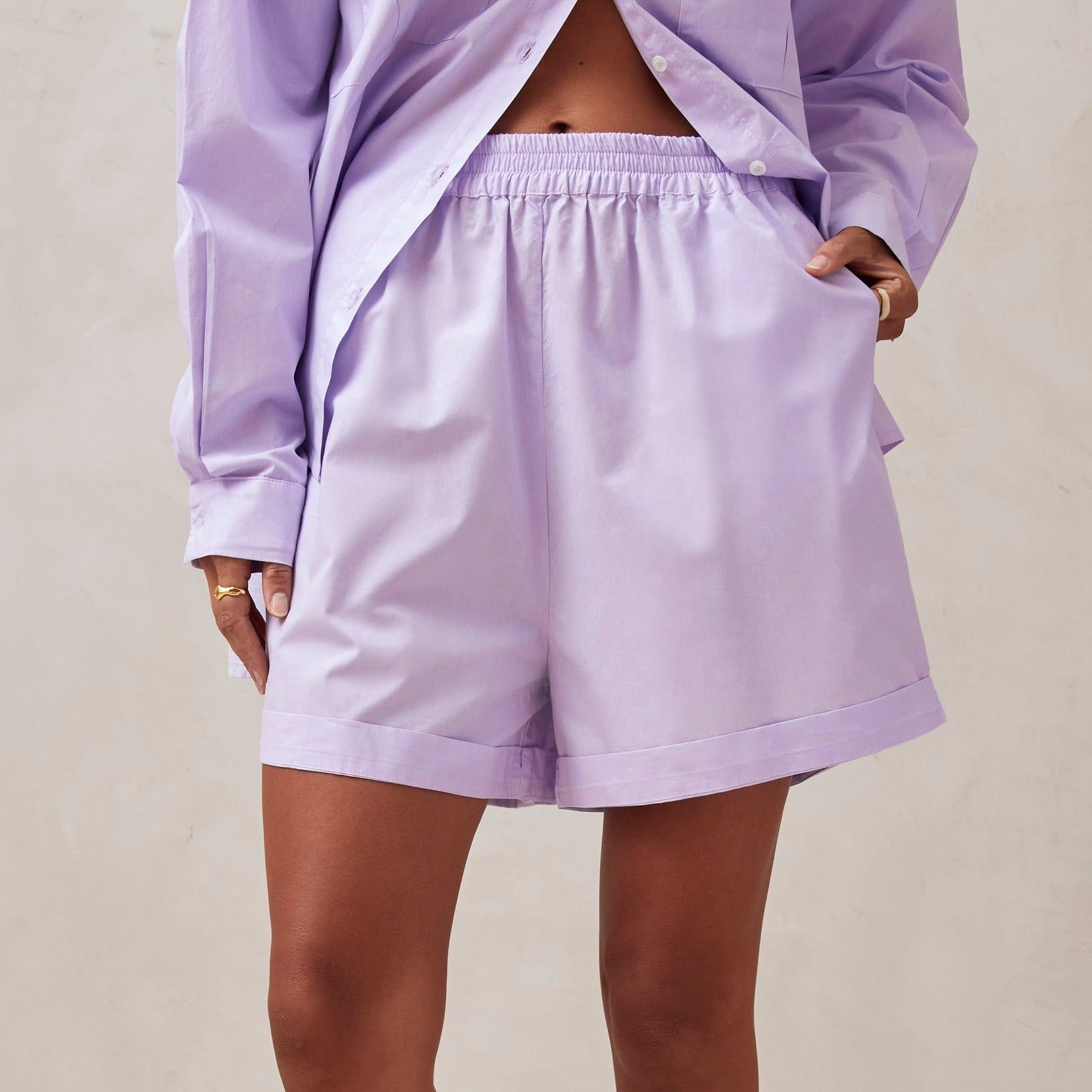 Mae Lilac Shorts sold by Alohas product image thumbnail 3